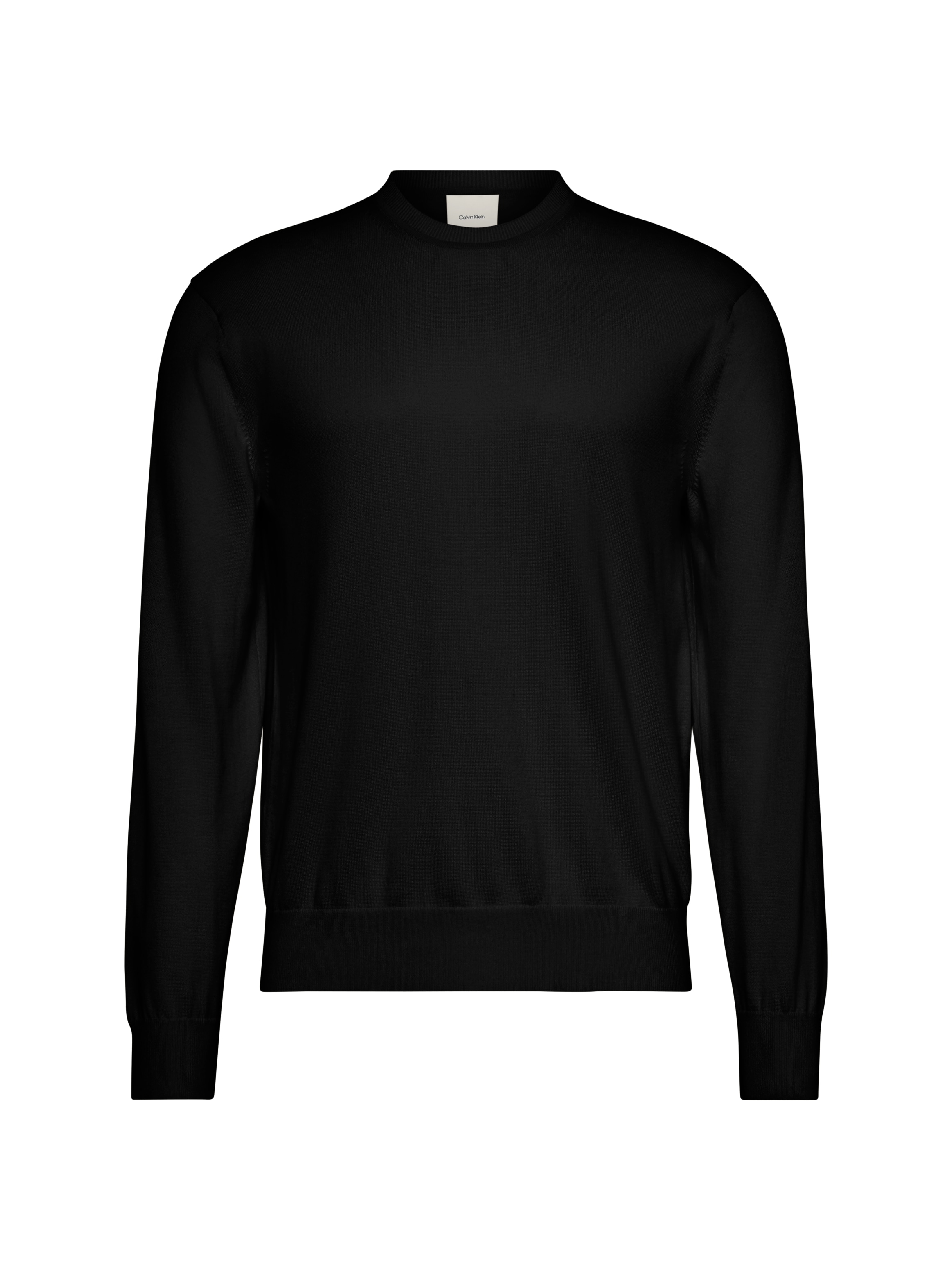 Calvin Klein Strickpullover »LS SUPIMA COTTON CREW 14GG« Mit Rundhalsausschnitt