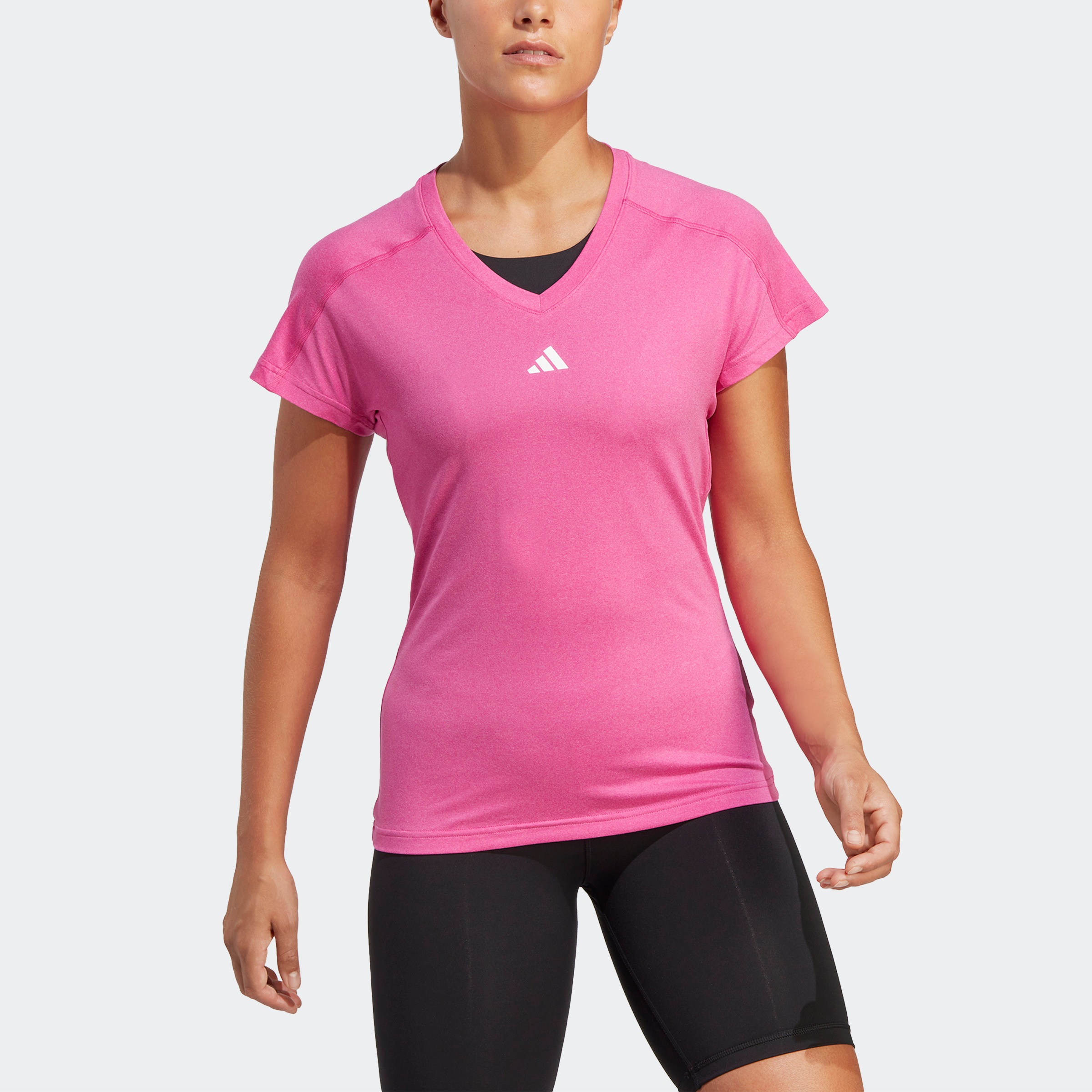adidas Performance T-Shirt »AEROREADY TRAIN ESSENTIALS MINIMAL BRANDING V-NECK« kaufen