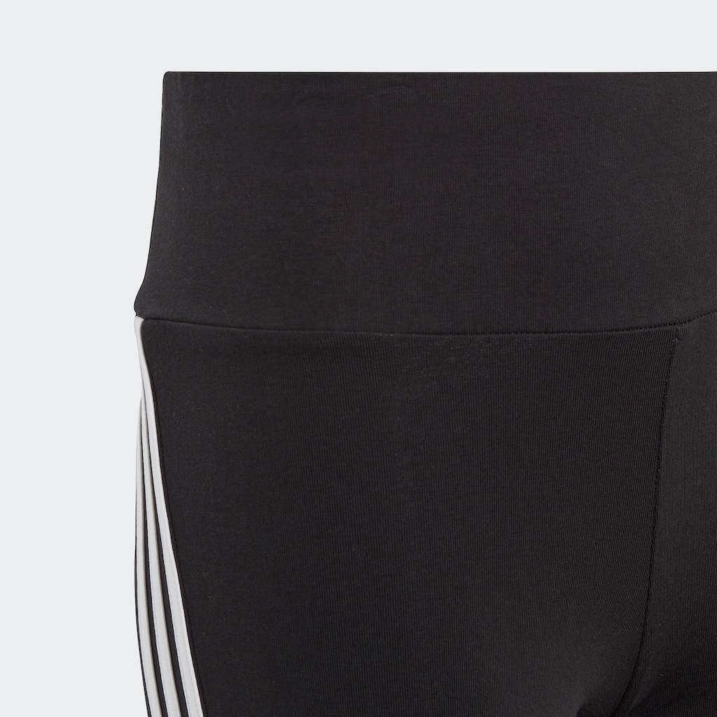 adidas Sportswear Leggings »FUTURE ICONS 3STREIFEN COTTON FLARED TIGHT«, (1 tlg.)