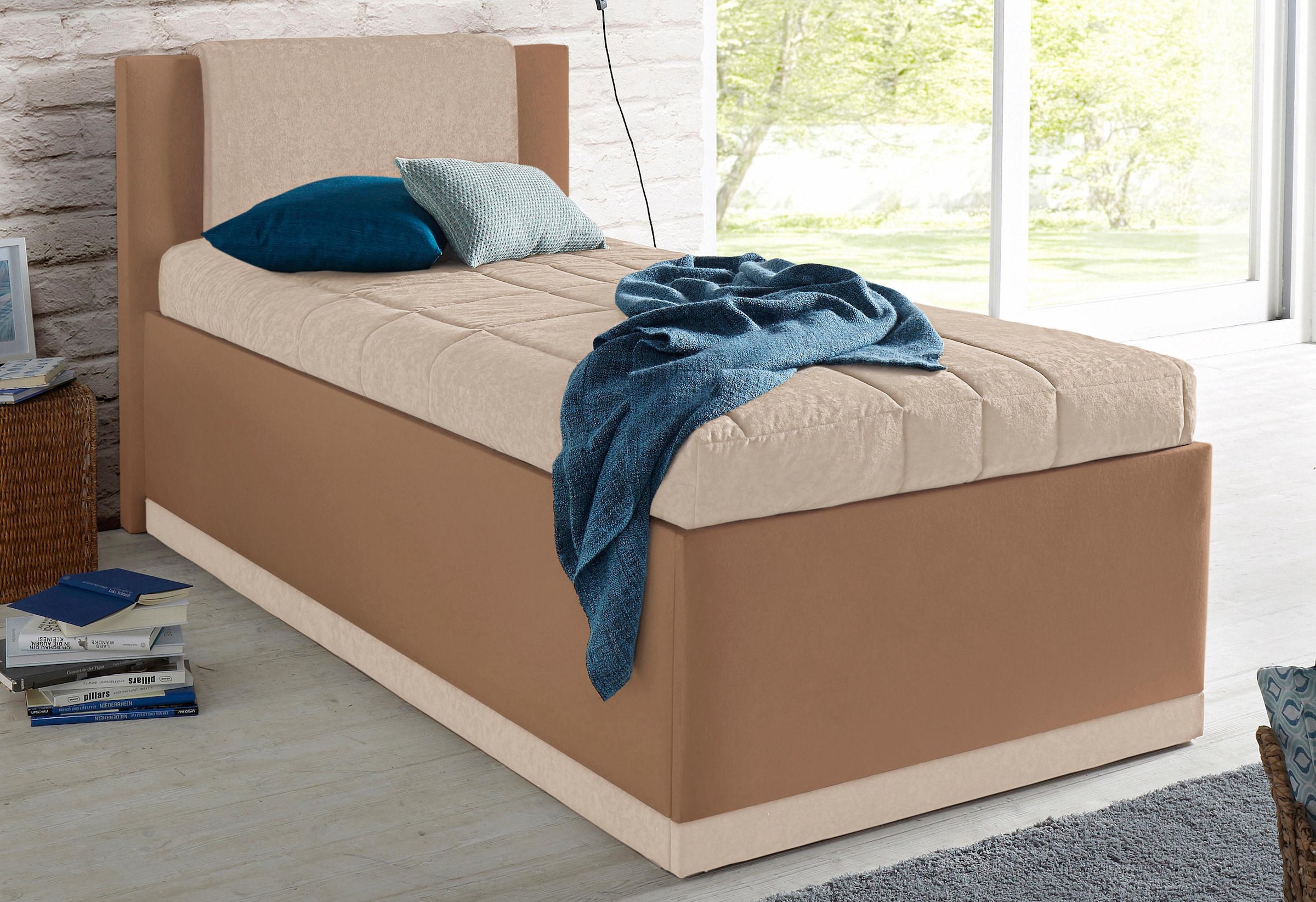 Westfalia Schlafkomfort Polsterbett, mit Bettkasten und Tagesdecke online  kaufen | Tagesdecken