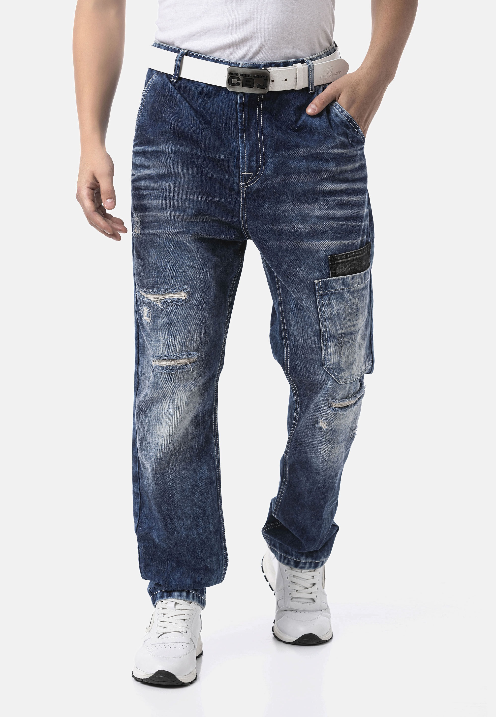 Cipo & Baxx Relax-fit-Jeans »Cipo & Baxx Jeanshose CD907«