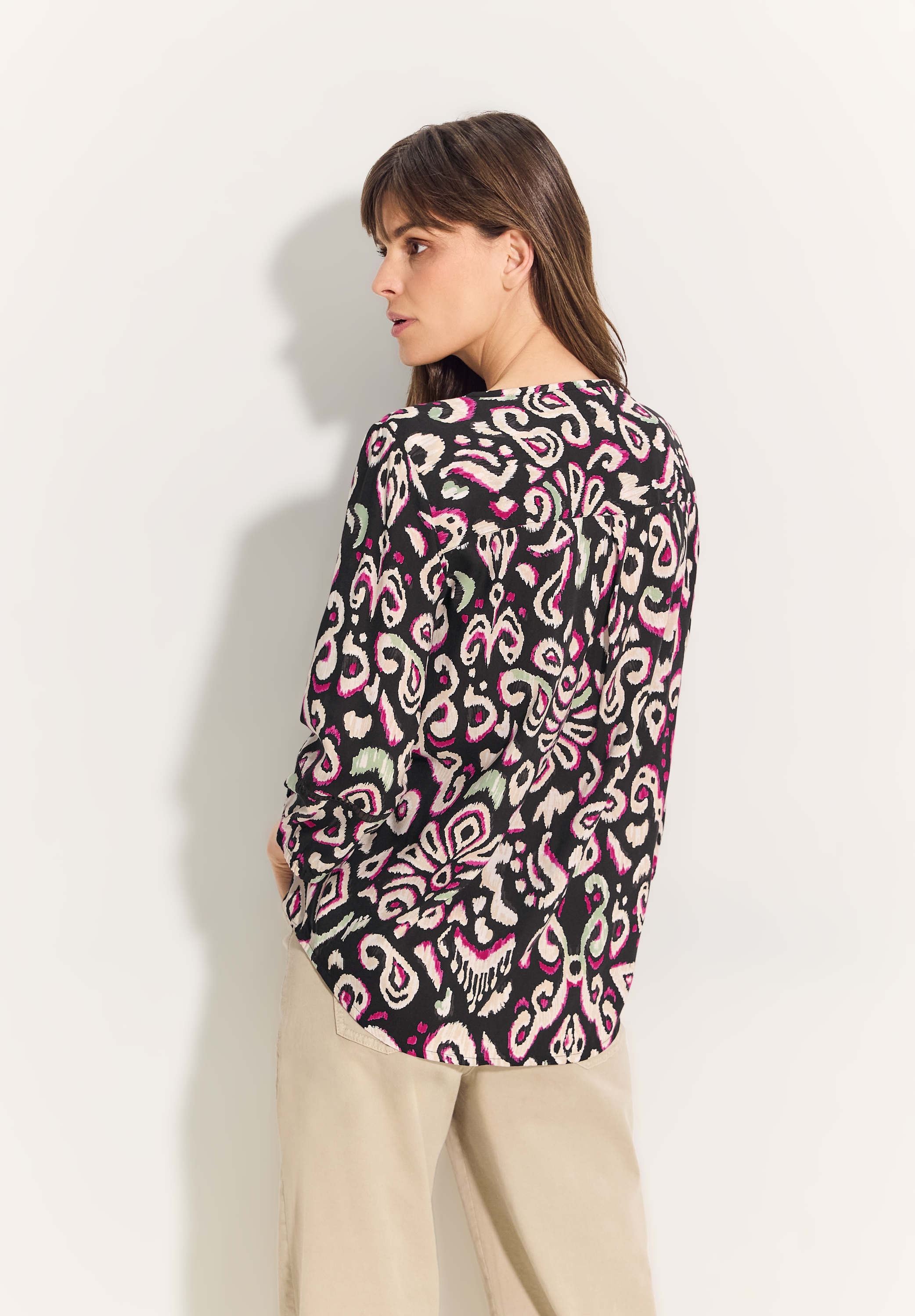 Cecil Klassische Bluse, mit All-Over Print