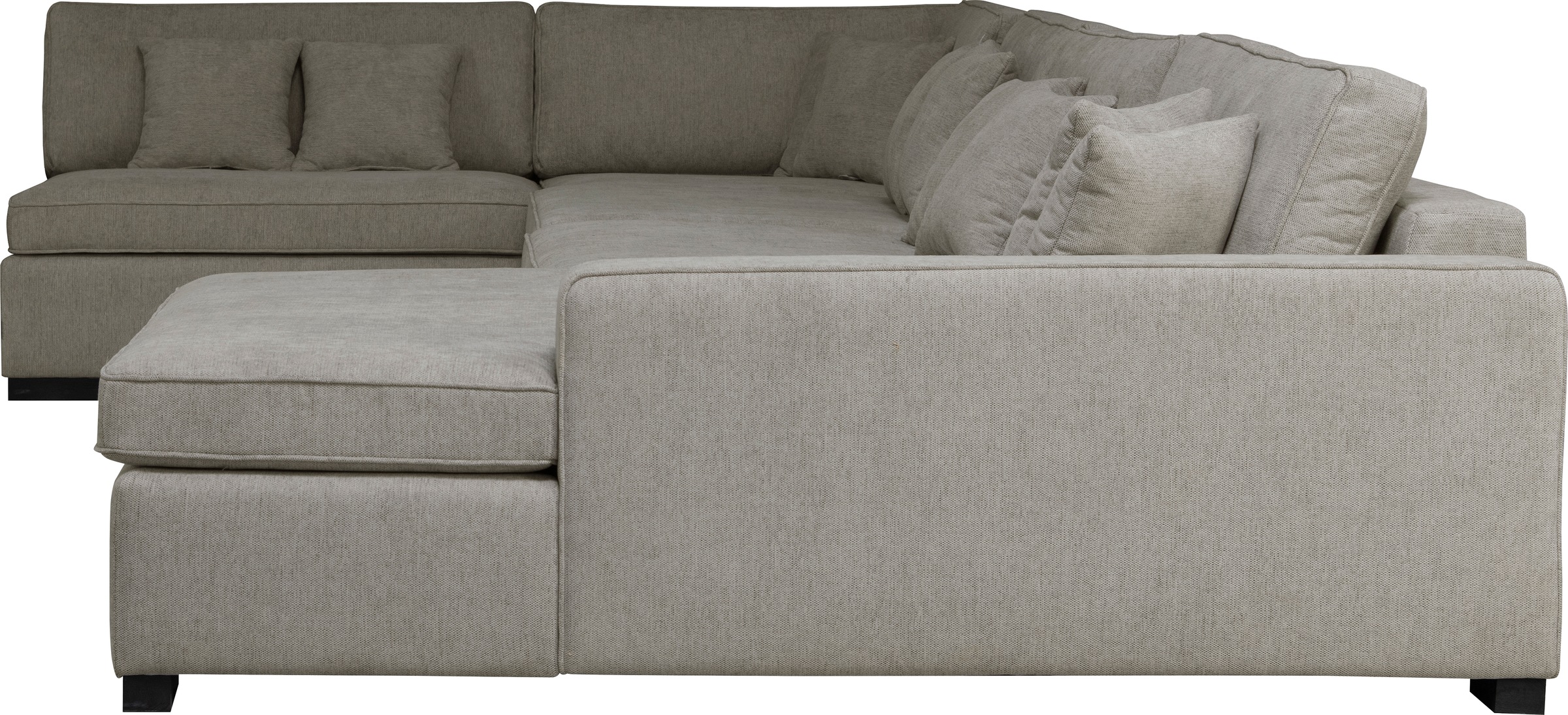 Home affaire Wohnlandschaft »Skara U-Form« Lounge-Sofa mit Federkernpolsterung, in vielen Bezugsvarianten