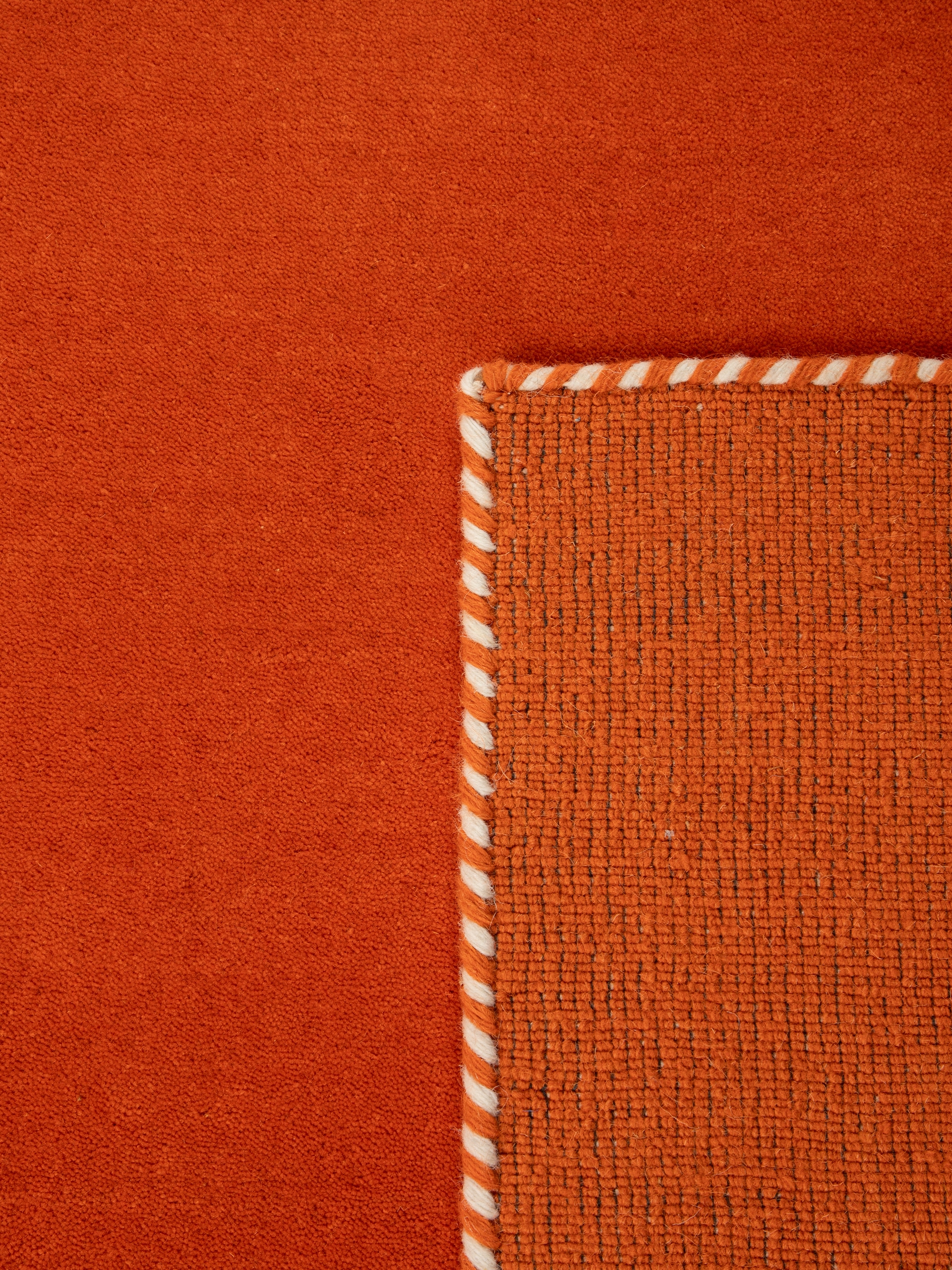 carpetfine Wollteppich »Gabbeh Lola Uni«, rechteckig, 14 mm Höhe, mit natürlichem Pflanzenmaterial von Hand gewebt, auch in Rund