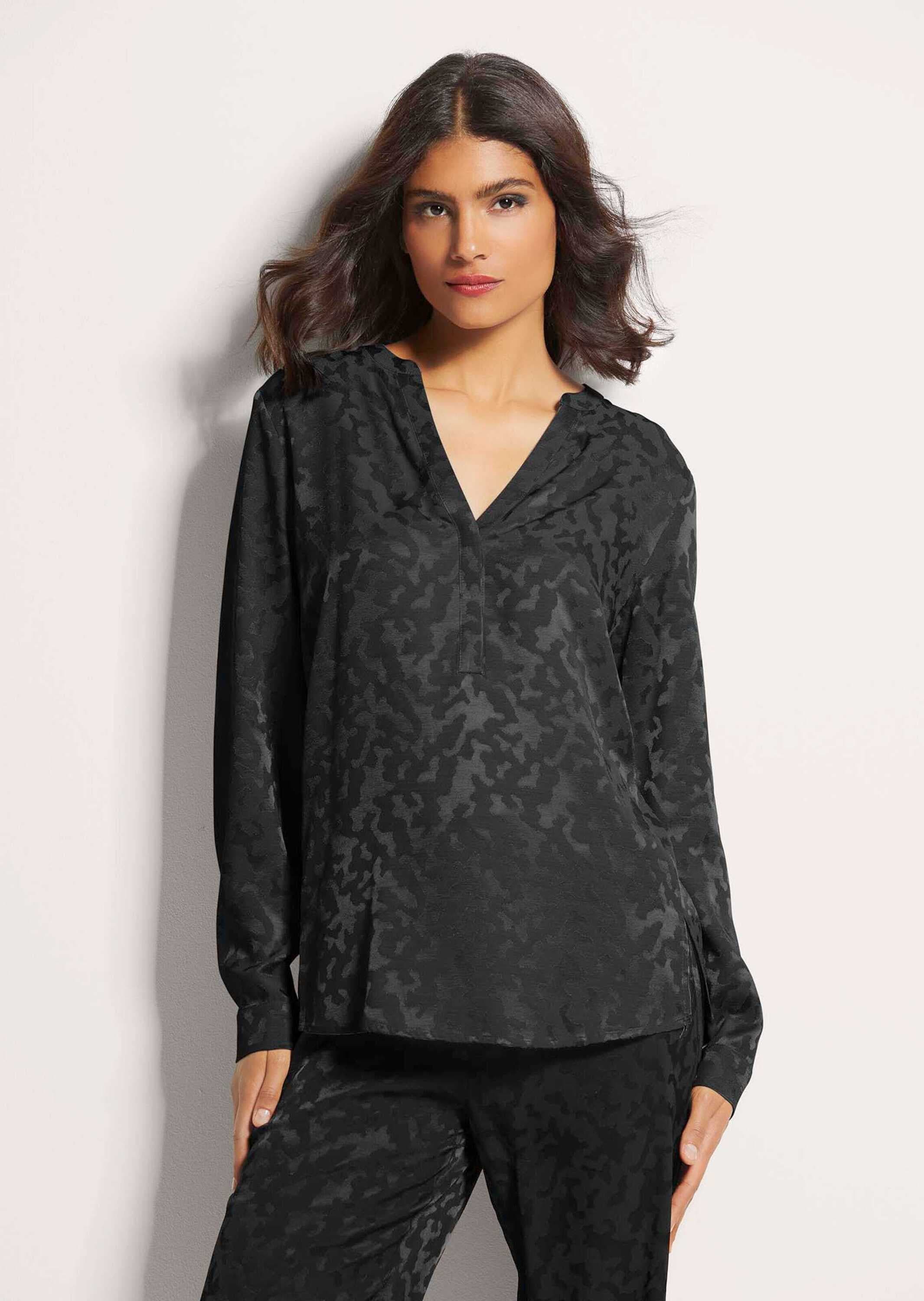 MADELEINE Langarmbluse »Bluse Lange Jacquard-Bluse«