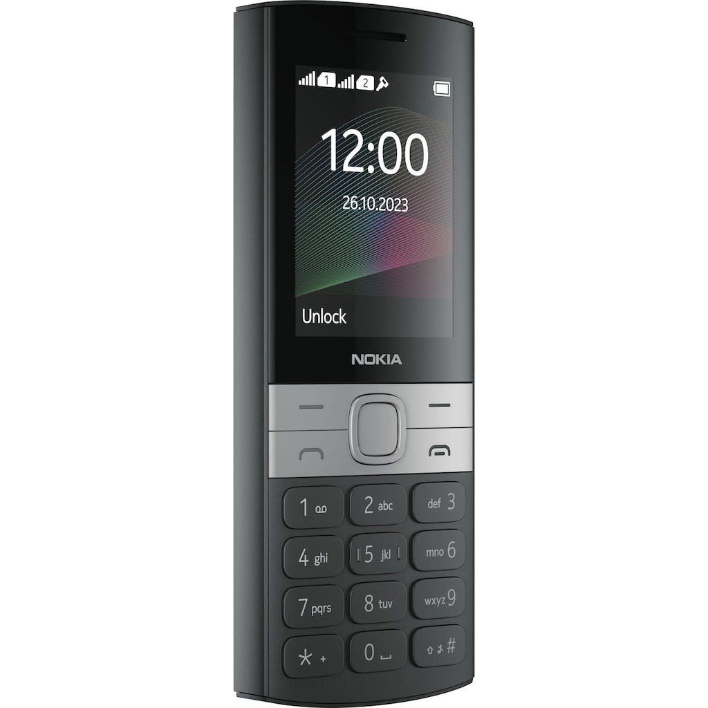 Nokia Handy »150 2G Edition 2023«, schwarz, 6,09 cm/2,4 Zoll