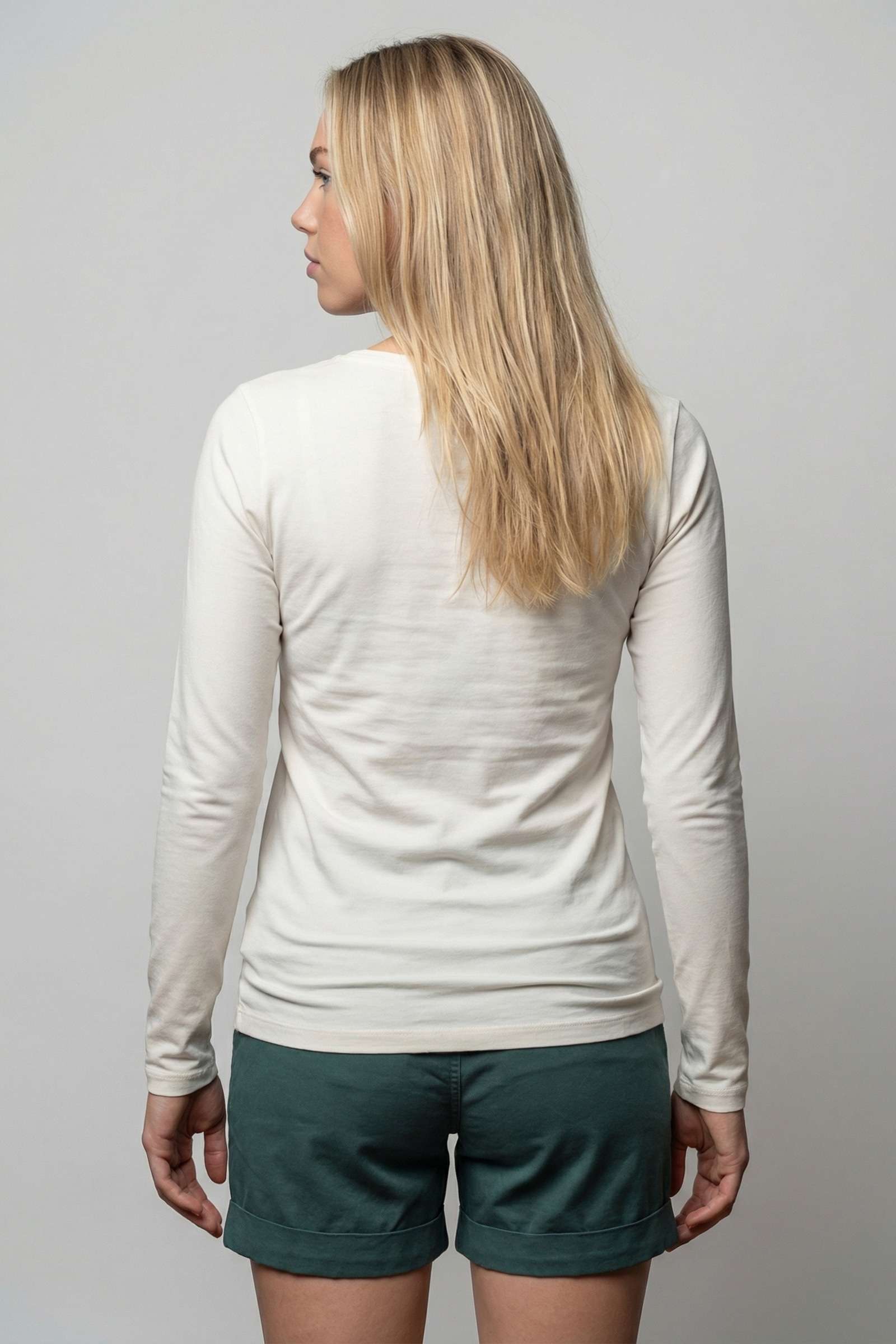 Alife & Kickin Langarmshirt leichtes Jersey-Oberteil aus Baumwolle mit Rundhals