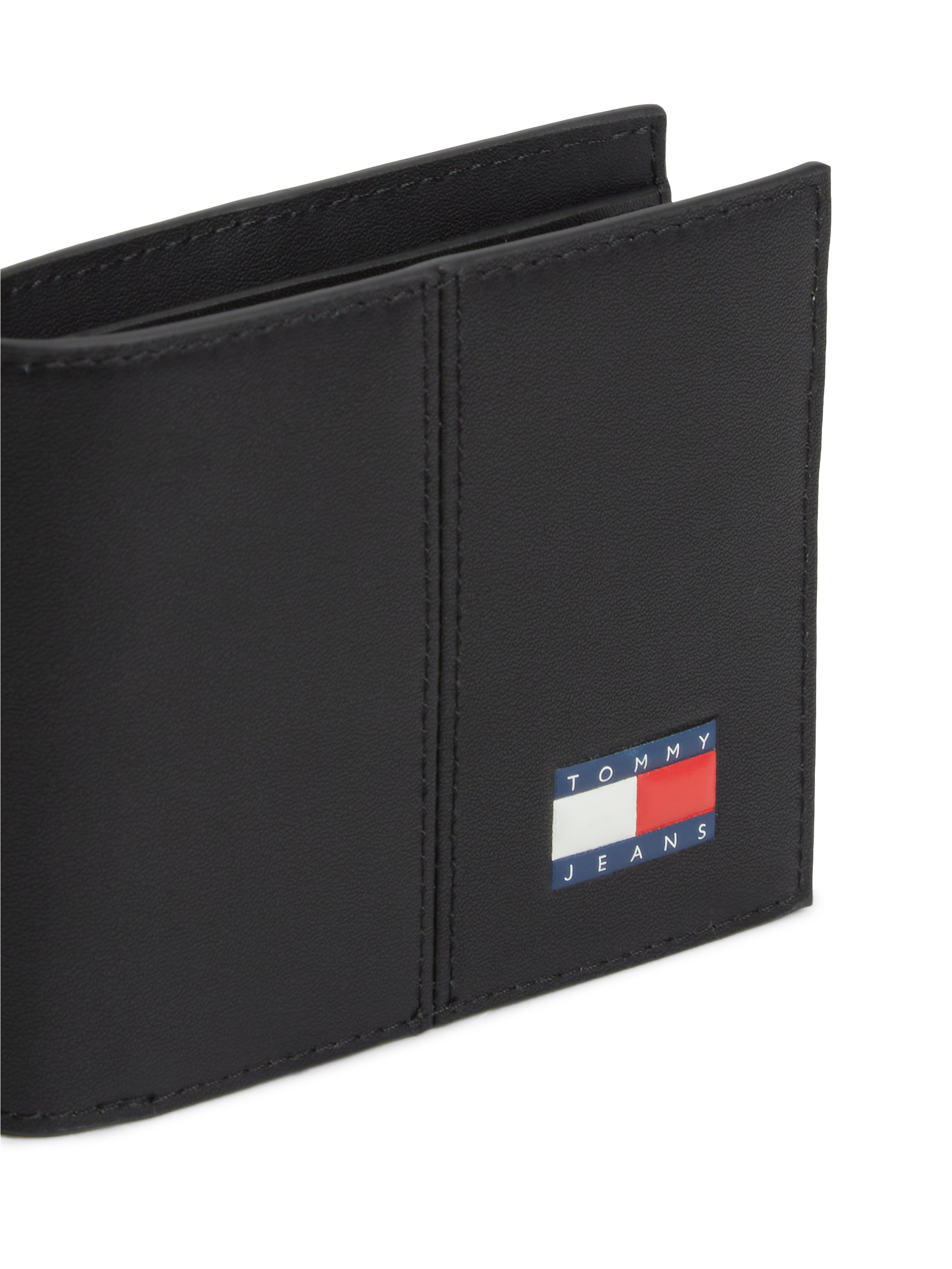 Tommy Jeans Geldbörse »TJM HERITAGE LEATHER CC & COIN« Unisex Geldbeutel, Portemonnaie, Money Pocket mit Logoschriftzug
