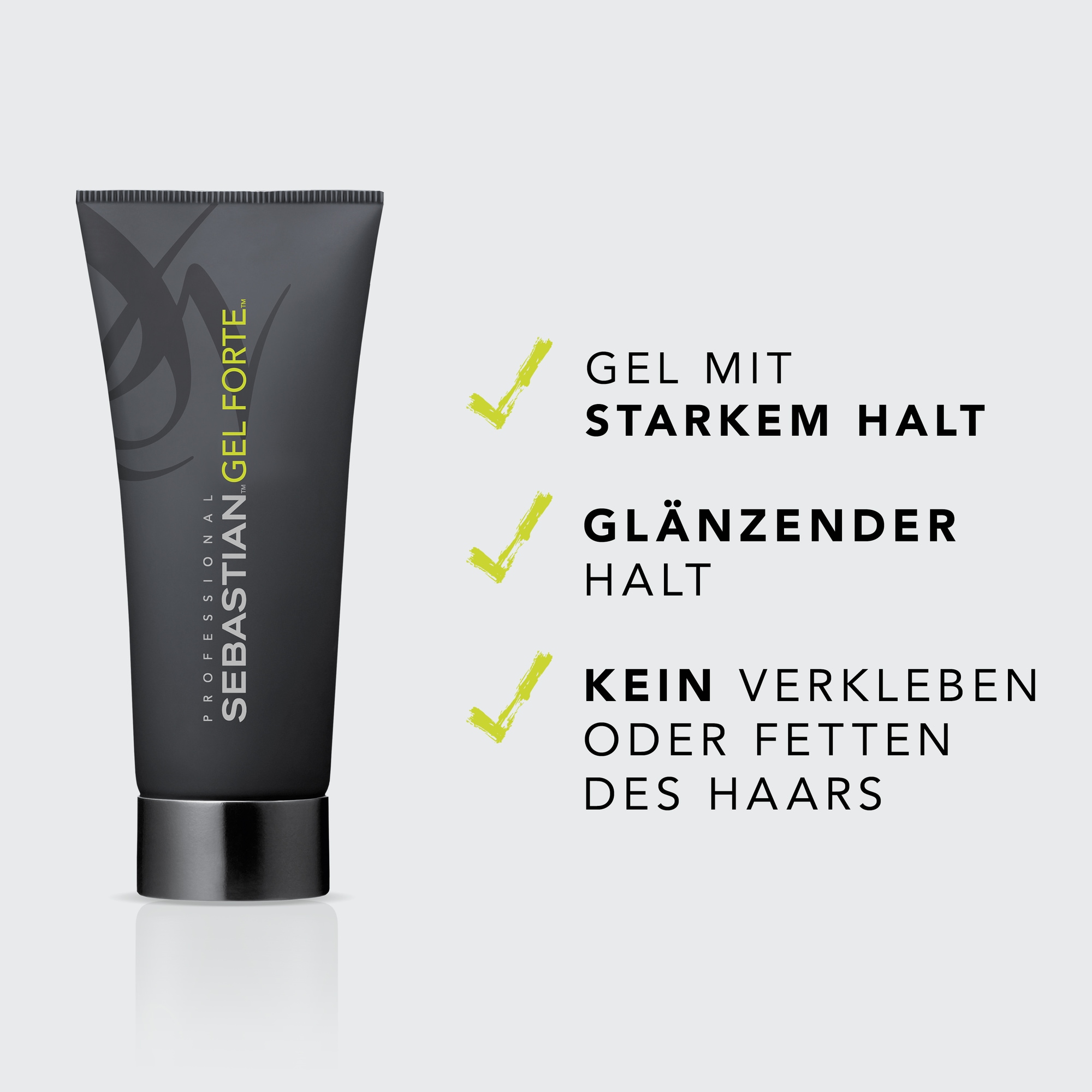 Sebastian Professional Haargel »Gel Forte« starker Halt, flexibel, schimmernd, einfach auszuspülen