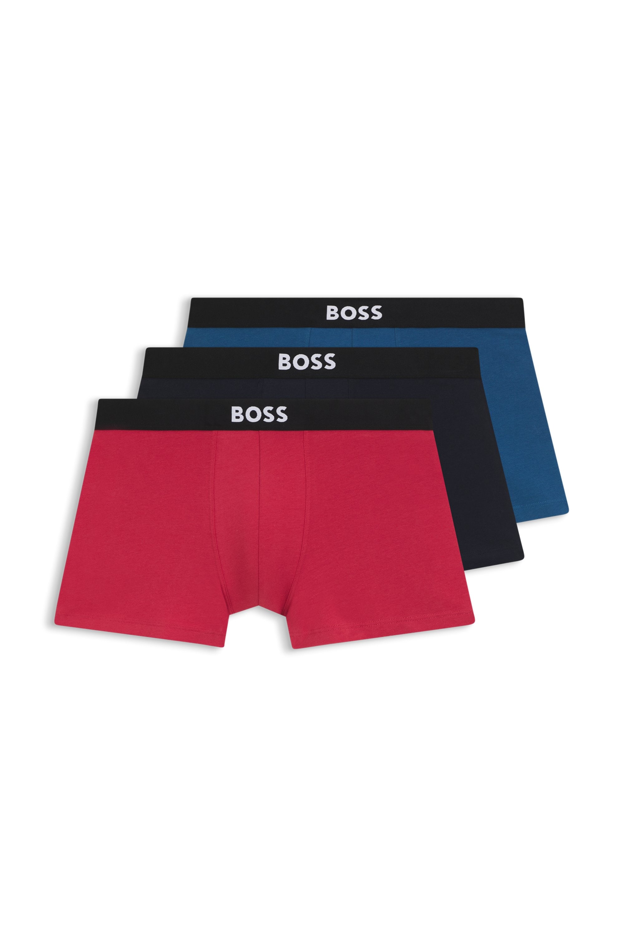 BOSS Trunk »3P Trunk BOSS ONE« mit unifarbenen Bund