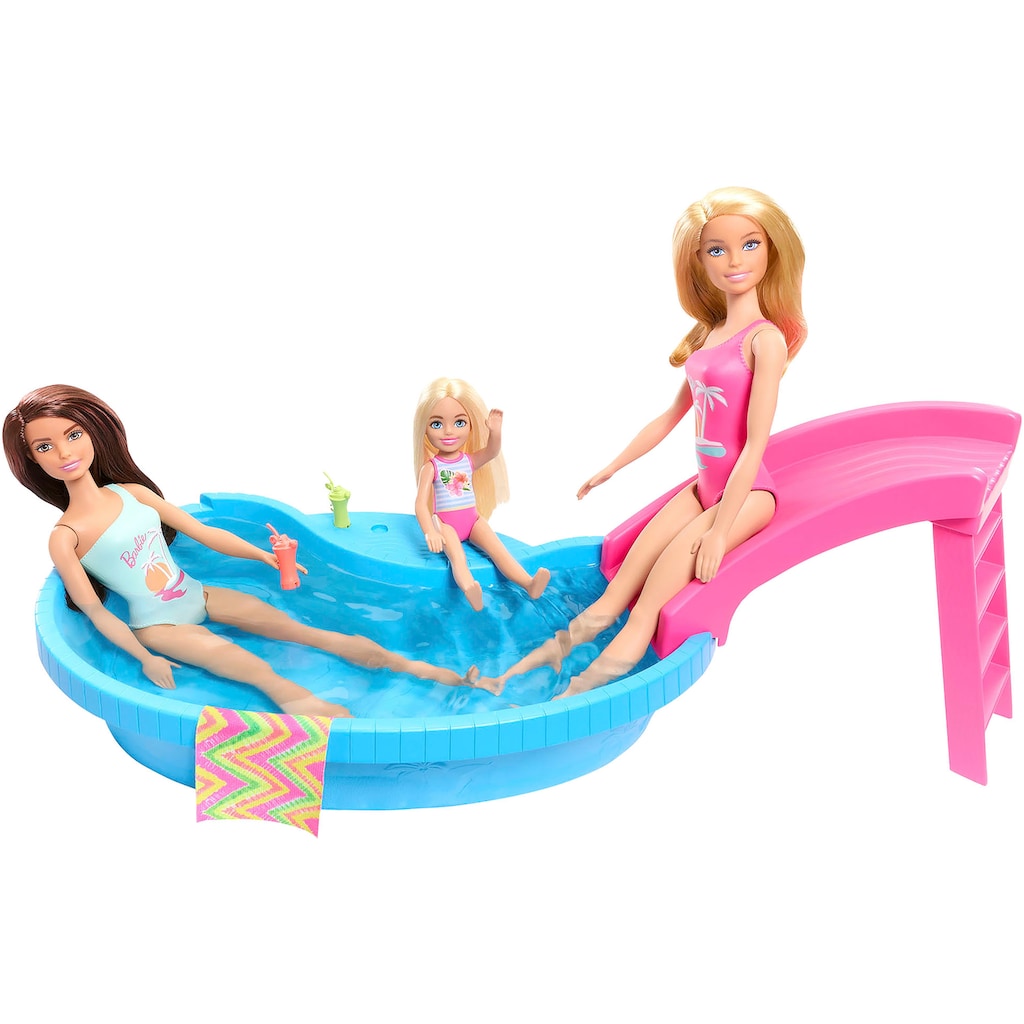 Barbie Anziehpuppe »mit Pool«