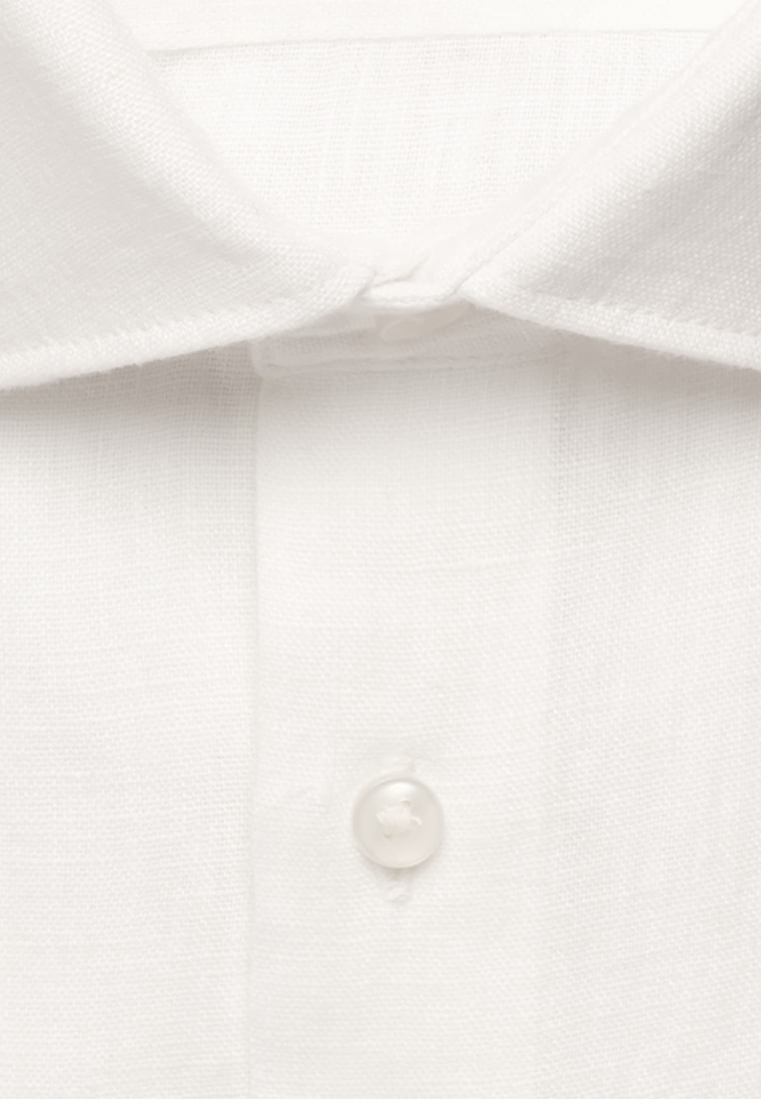 seidensticker Leinenhemd »Schwarze Rose« Shaped 1/2 Kentkragen Uni