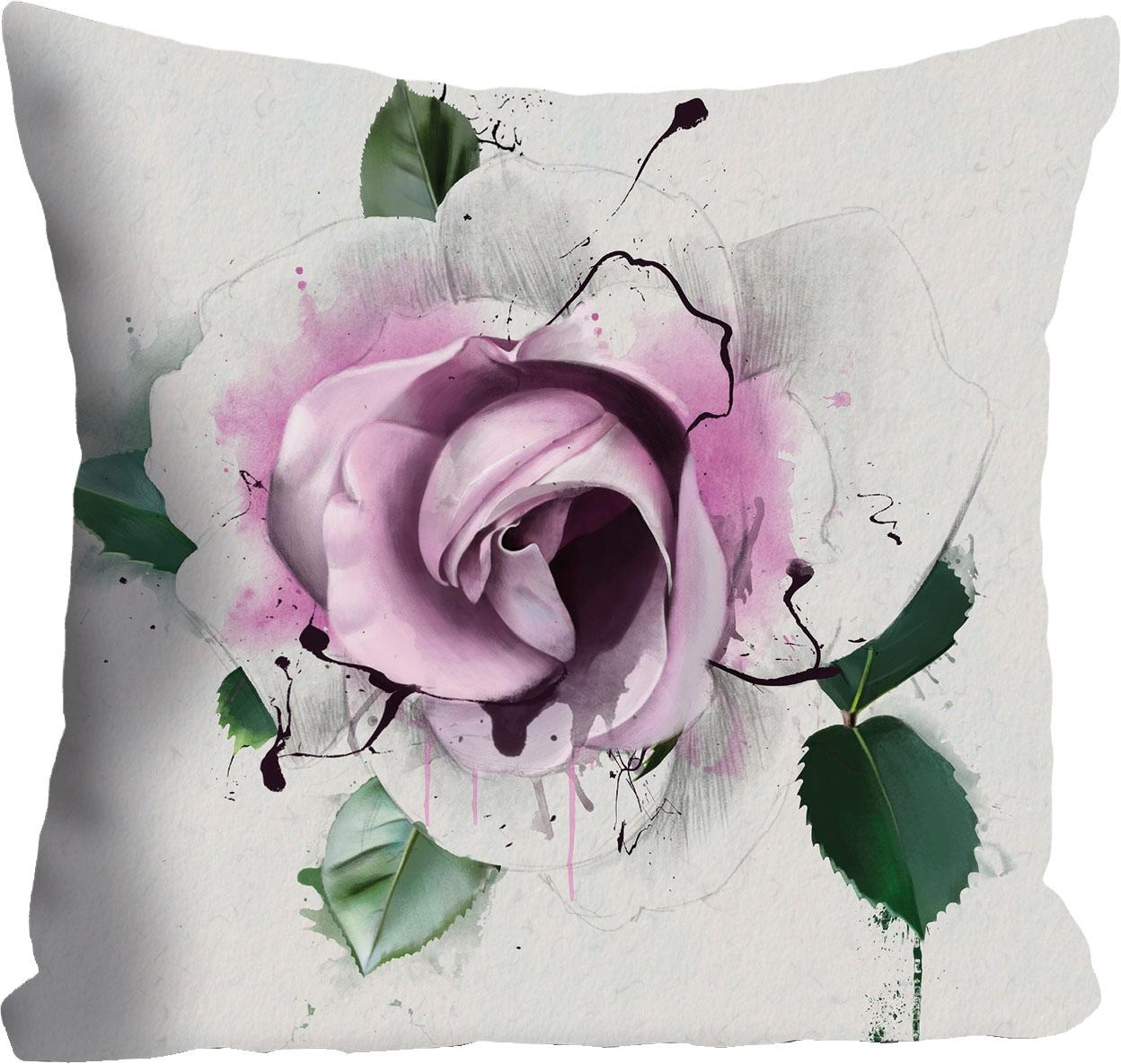 Füllung, queence Blüte««, »»rosa online (1 Kissenhülle OTTO ohne St.), bei 1 Stück Dekokissen