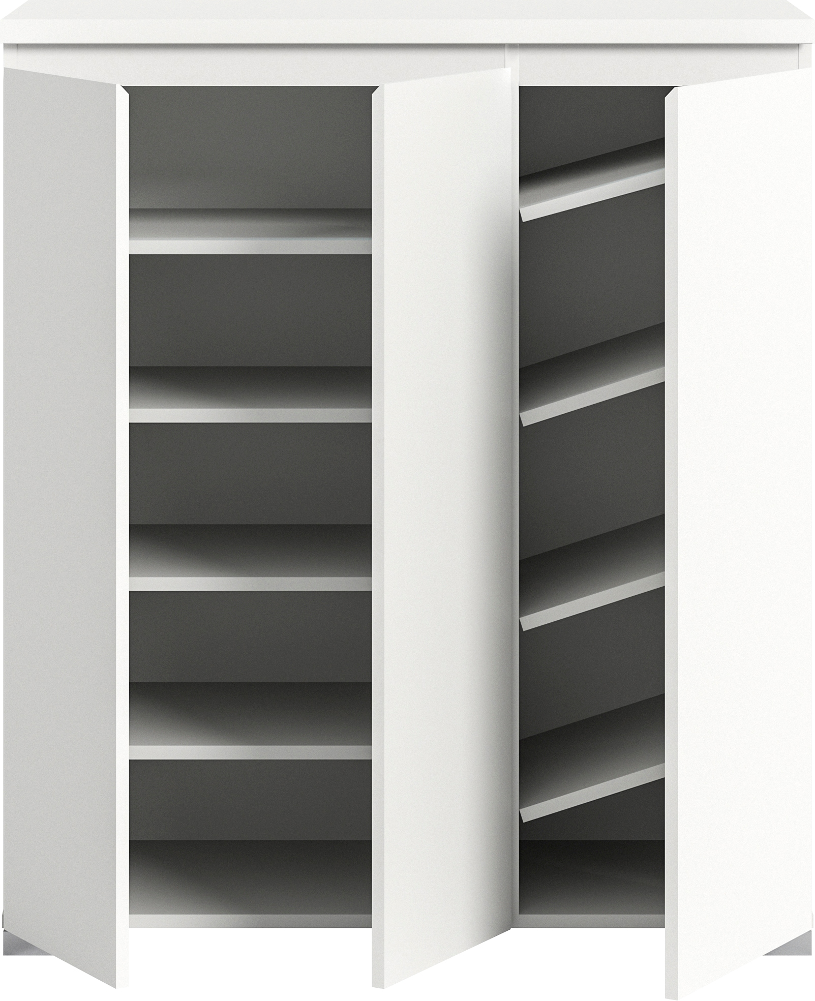 INOSIGN Schuhschrank »Skoskap, Tiefe 40 cm, 3 Türen, 10 Fächer, 8 Einlegeböden«, Platz für ca. 17 Schuhpaare, Kommode, Schuhkommode, Schuhregal