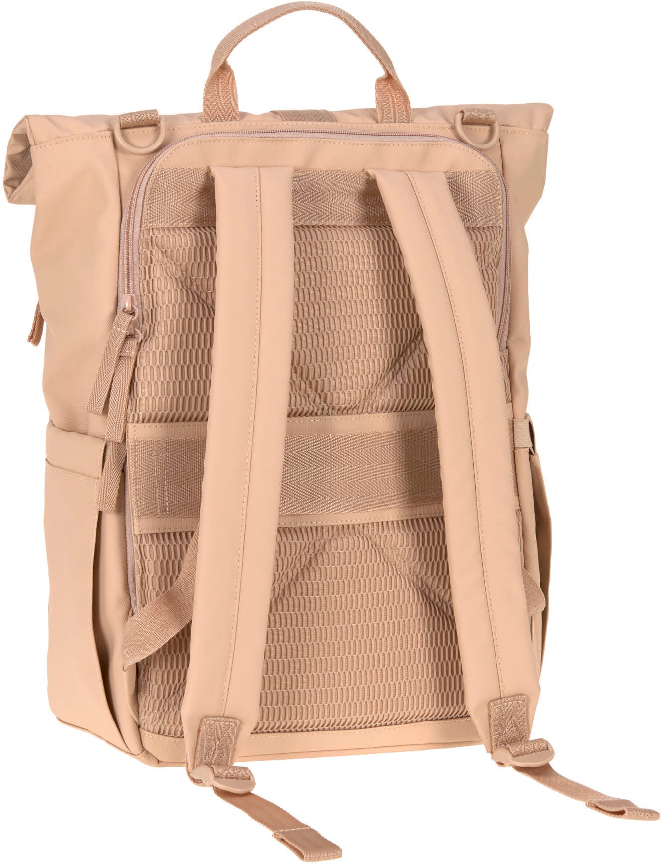 LÄSSIG Wickelrucksack »Green Label, Rolltop Up, peach rose«, vegan; zum Teil aus recyceltem Material