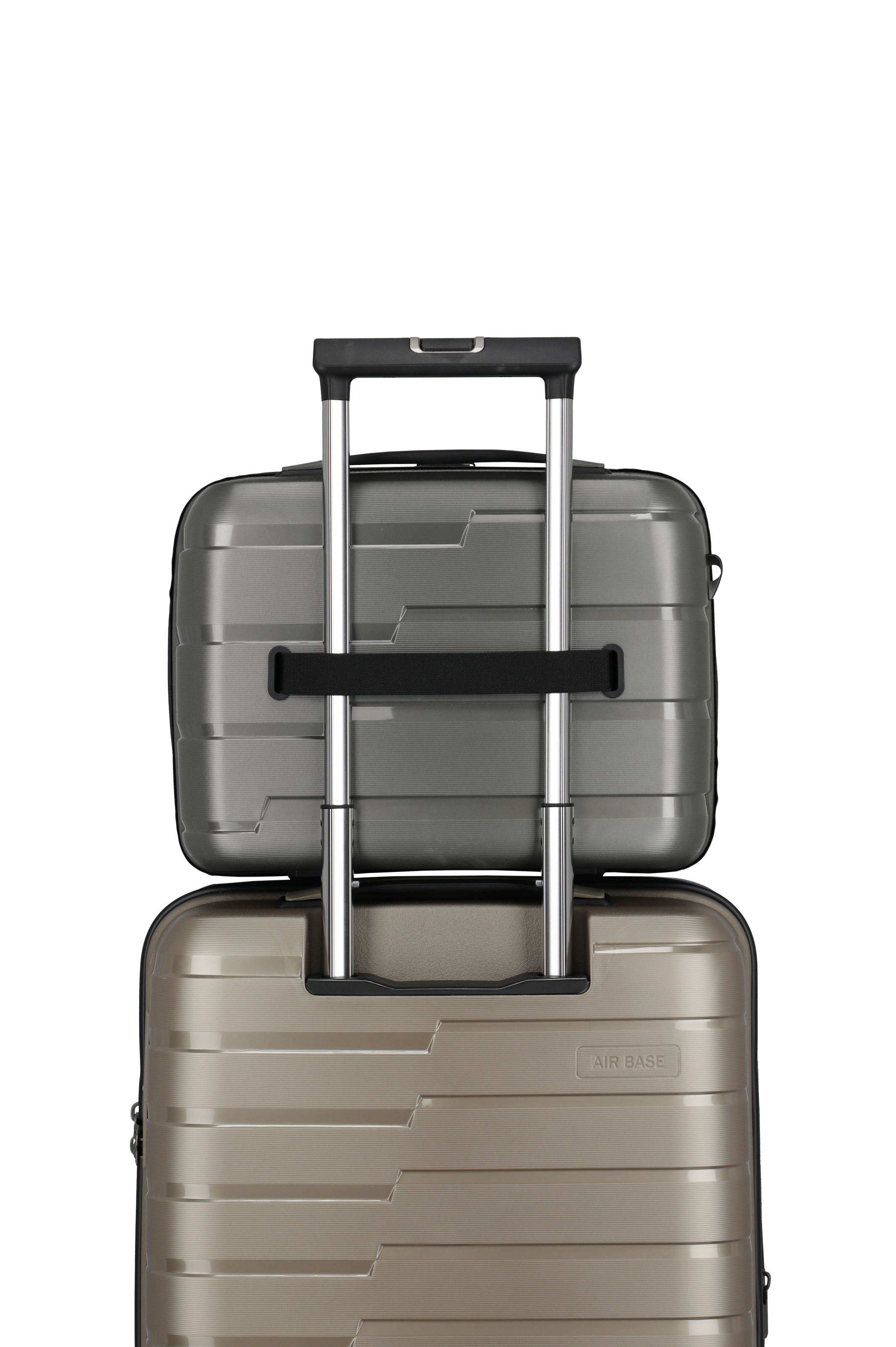 travelite Beautycase »AIR BASE Kosmetikkoffer Hartschale« mit TSA-Schloss und Aufsteckfunktion – robust und leicht