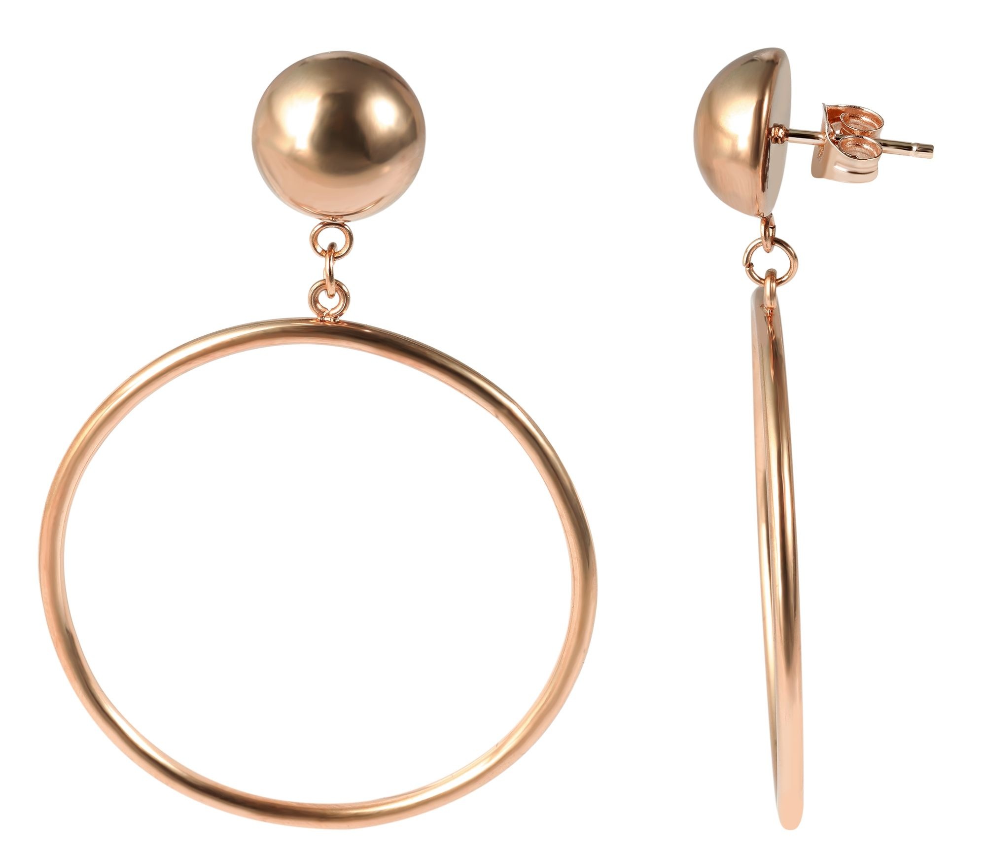 Adelia´s Paar Ohrhänger »Damen Ohrringe ¿ Ohrhänger aus Edelstahl«