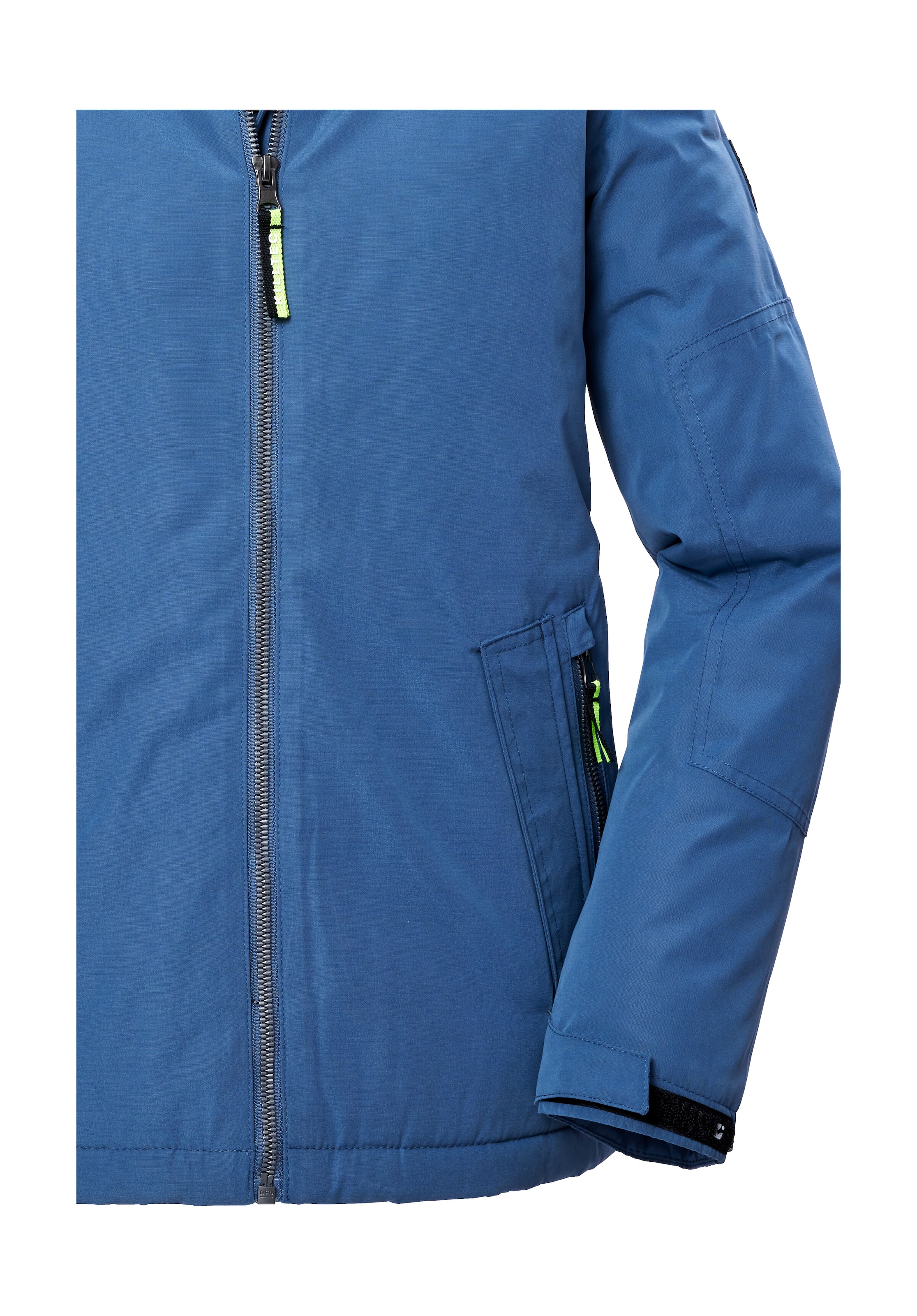 Killtec Funktionsjacke »KOW 377 BYS JCKT«, Wasserdichte Funktionsjacke mit Kapuze, warmem Futter und Kinnschutz