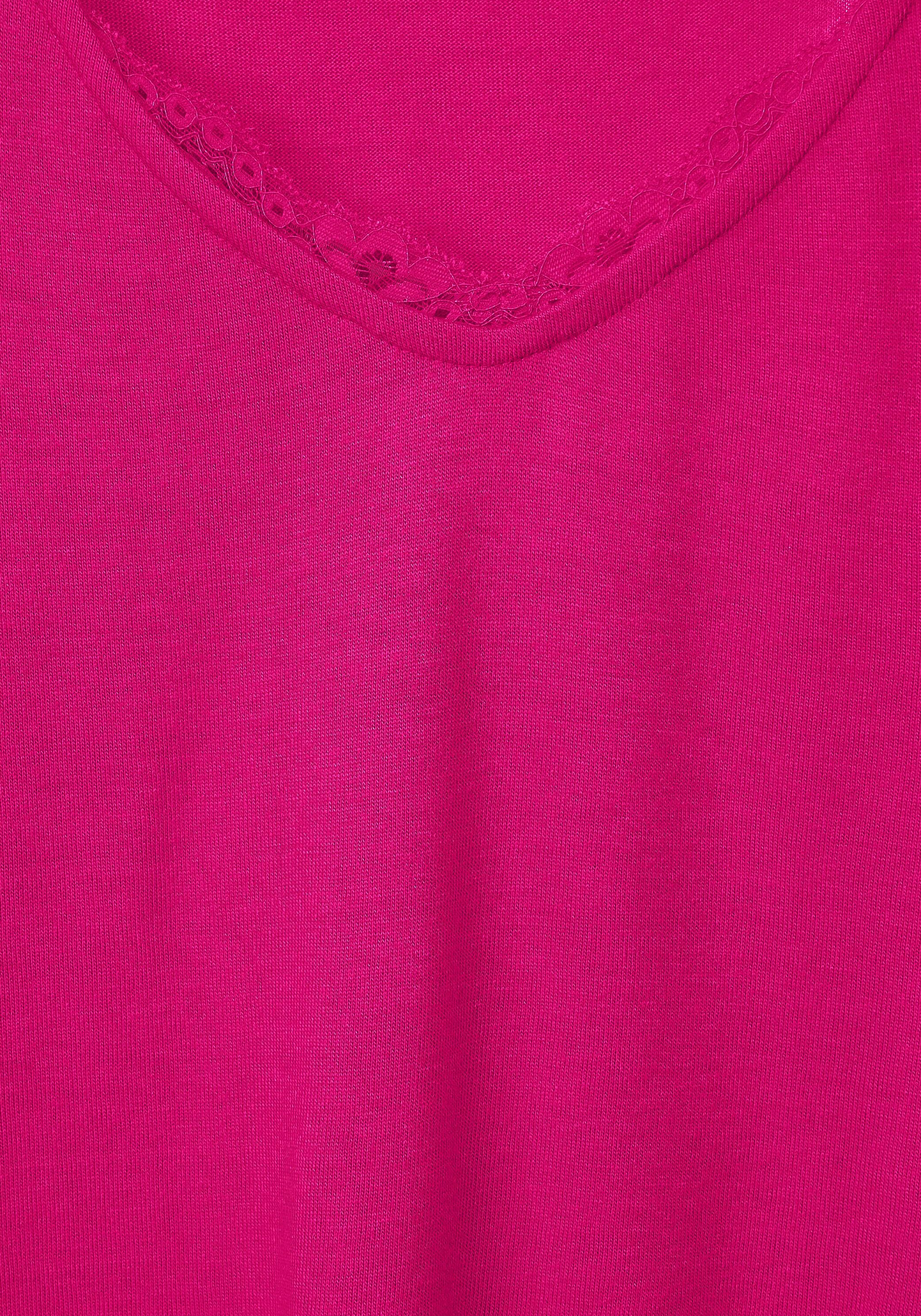 Unifarbe Spitzenshirt, online ONE bei OTTO in STREET