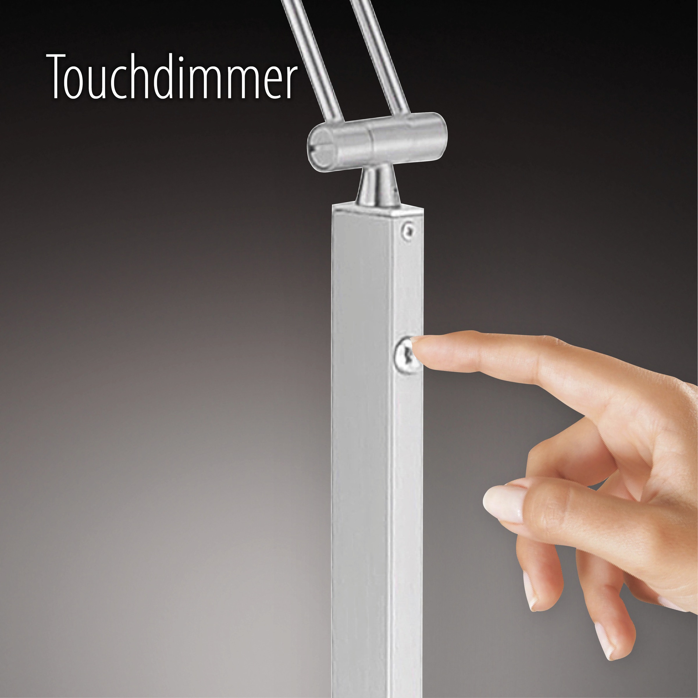 JUST LIGHT Klemmleuchte »KELLY«, 1 flammig, Leuchtmittel LED-Board | LED fest integriert, LED, CCT - tunable white, dimmbar über Touchdimmer