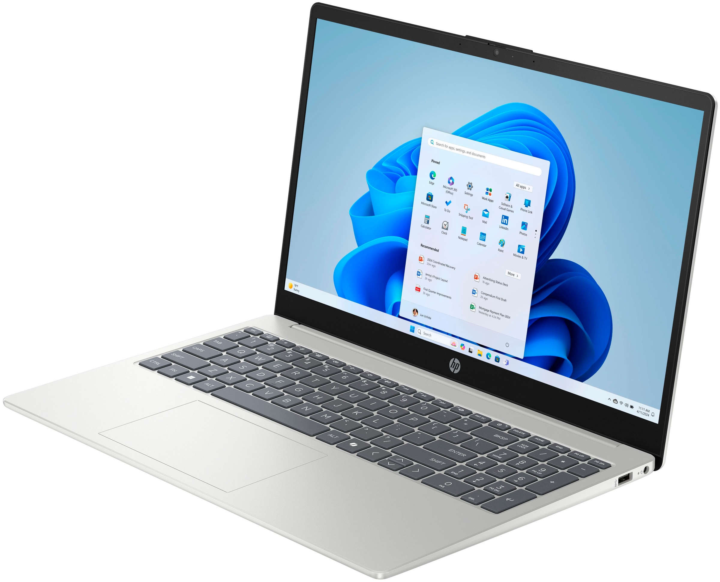 HP Notebook »15-fd0022ng« 39,6 cm / 15,6 ″ Intel N-Reihe Intel Graphics 512 GB SSD
