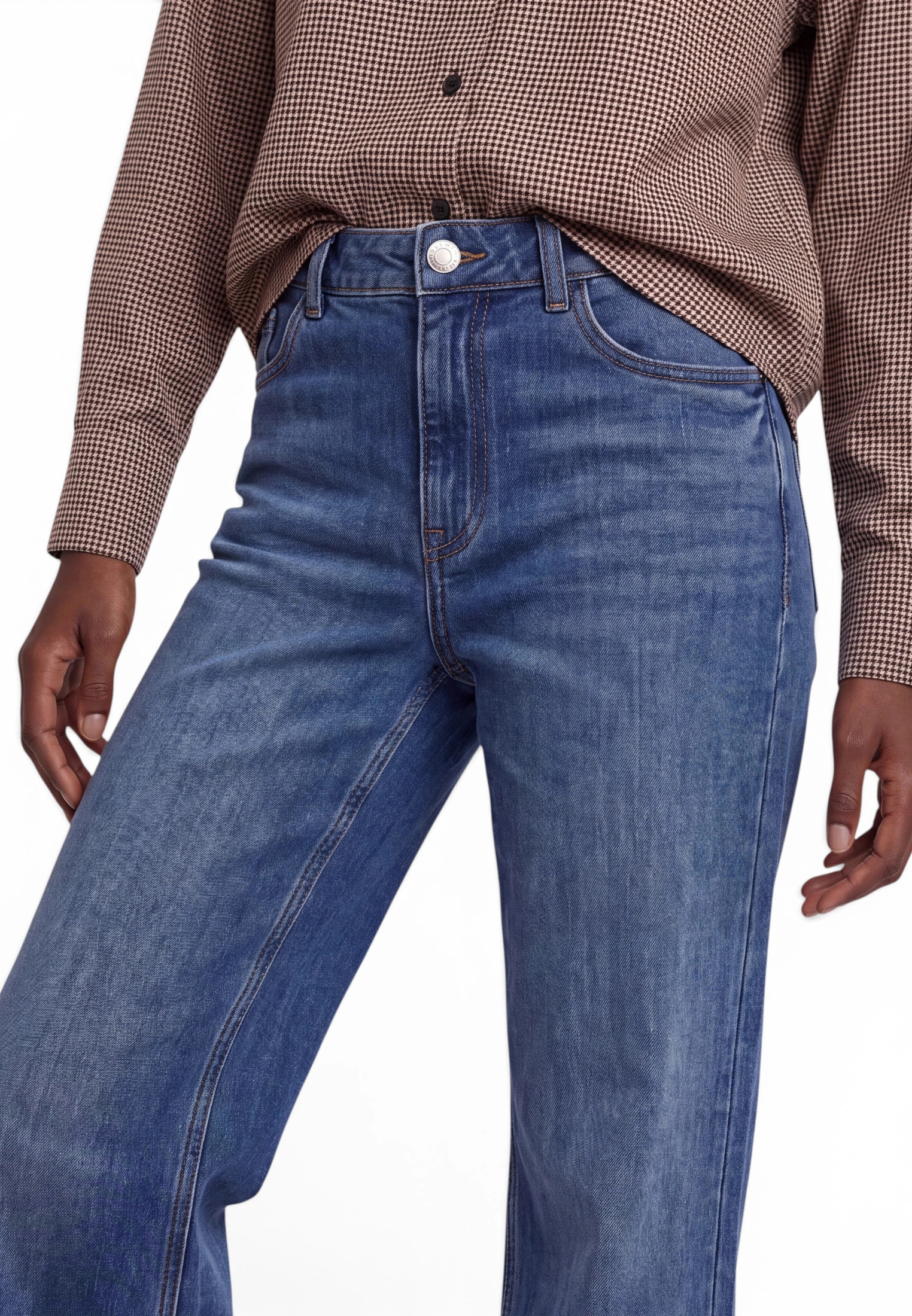 Zero Relaxhose »Basic-Jeans mit weitem Bein Witney«