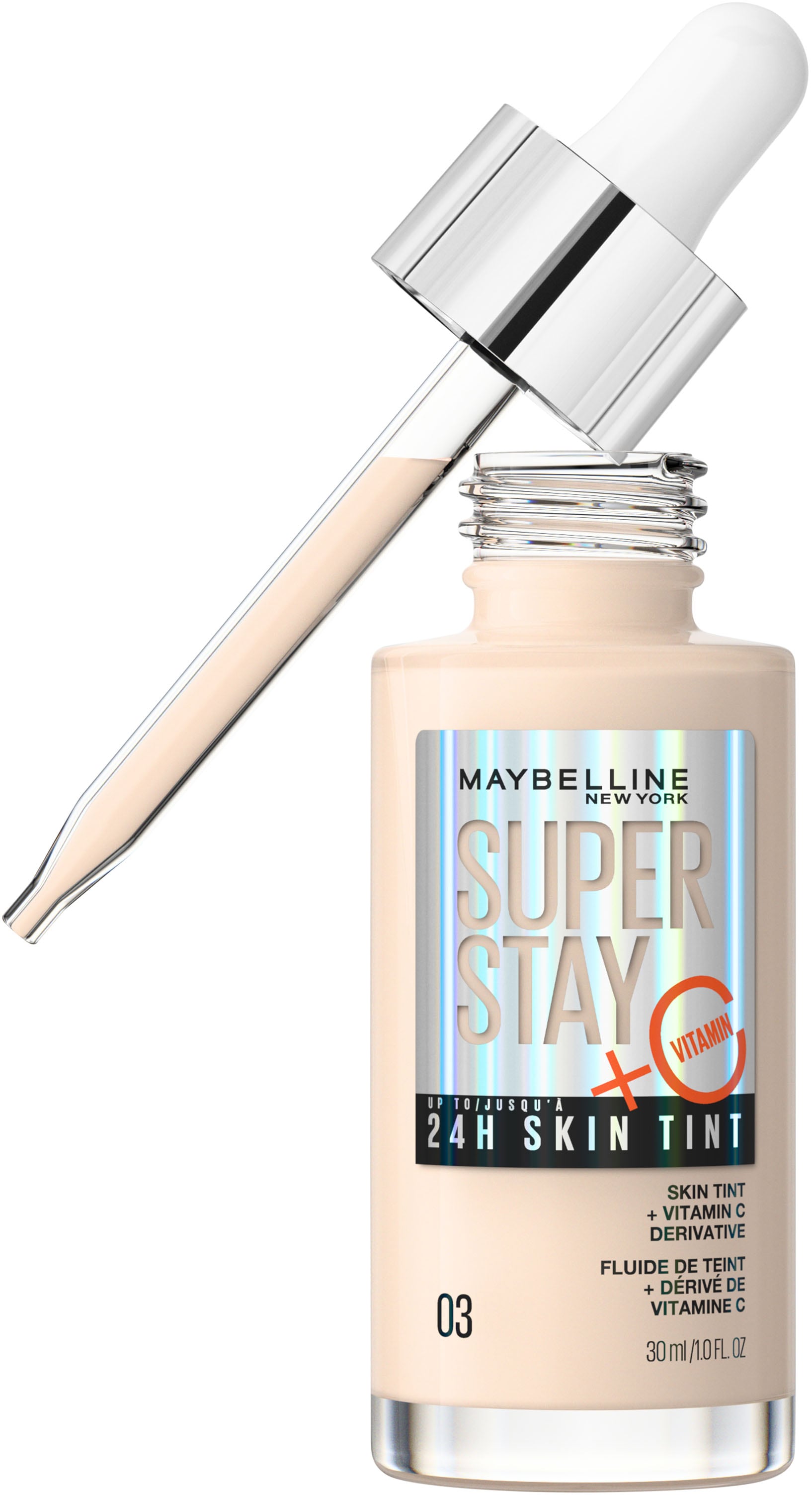 MAYBELLINE NEW YORK Foundation »Maybelline New York Super Stay 24H Haut Tint«, mit Vitamin C