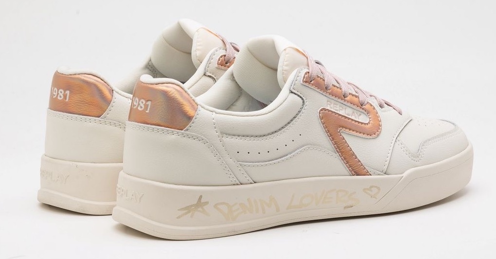 Replay Sneaker »OYZONE W RAPID«, mit tollen Metallic-Details, Freizeitschuh, Halbschuh, Schnürschuh