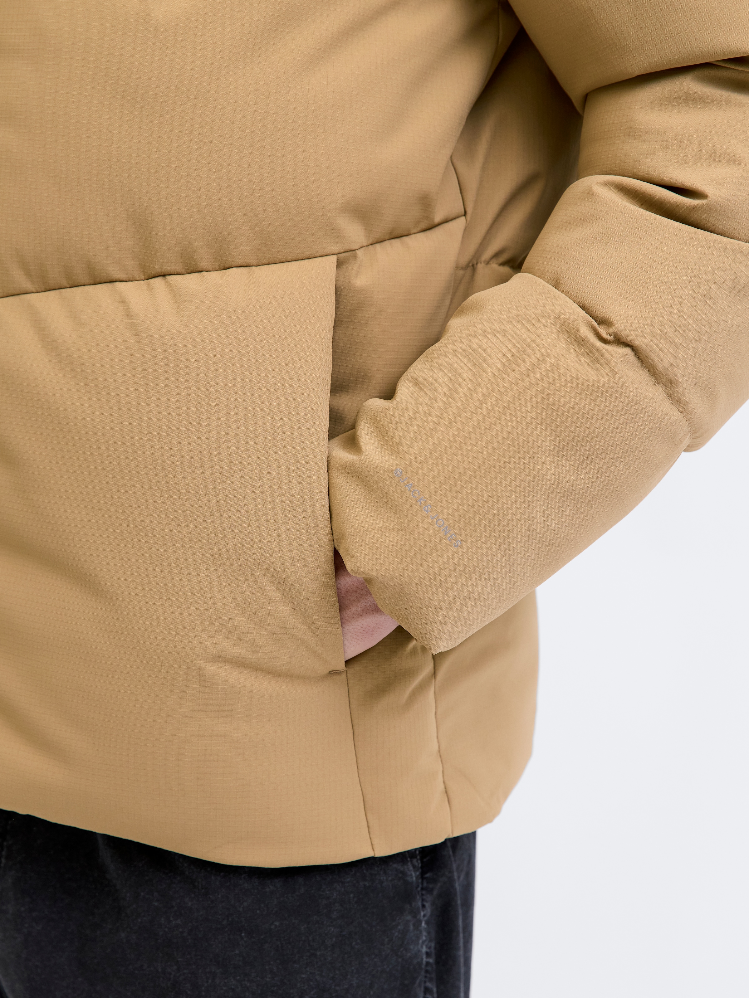 Jack & Jones Steppjacke »JJGLOBAL PUFFER JACKET« mit Kapuze