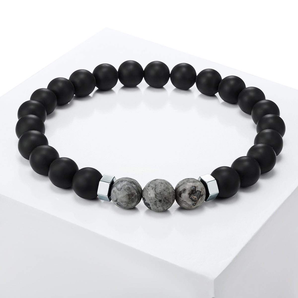 True Rebels Armband »LL984«, (1 tlg.), mit Edelsteinen