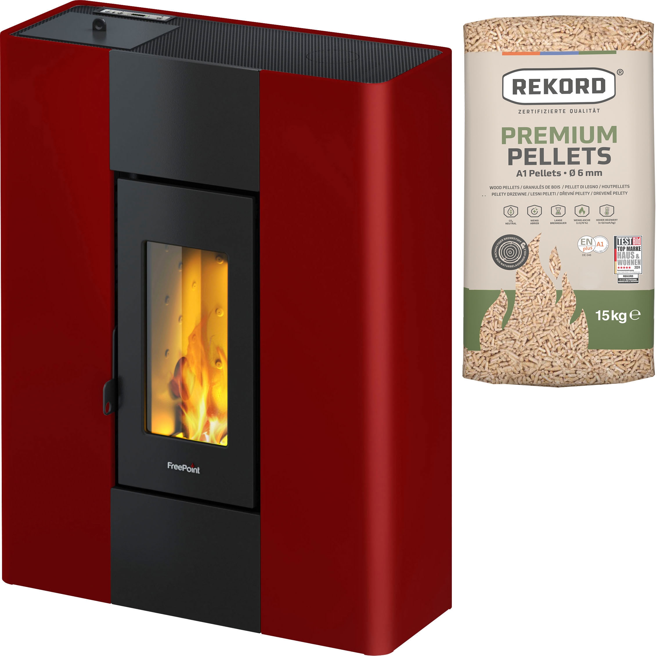 Freepoint Pelletofen »Roxy Stand«