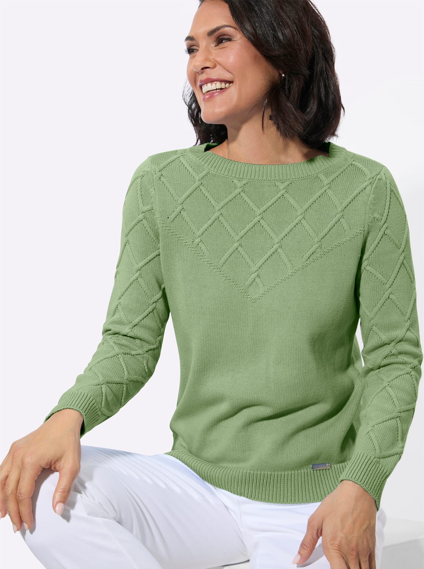 Casual Looks Strickpullover »U-Boot-Pullover«