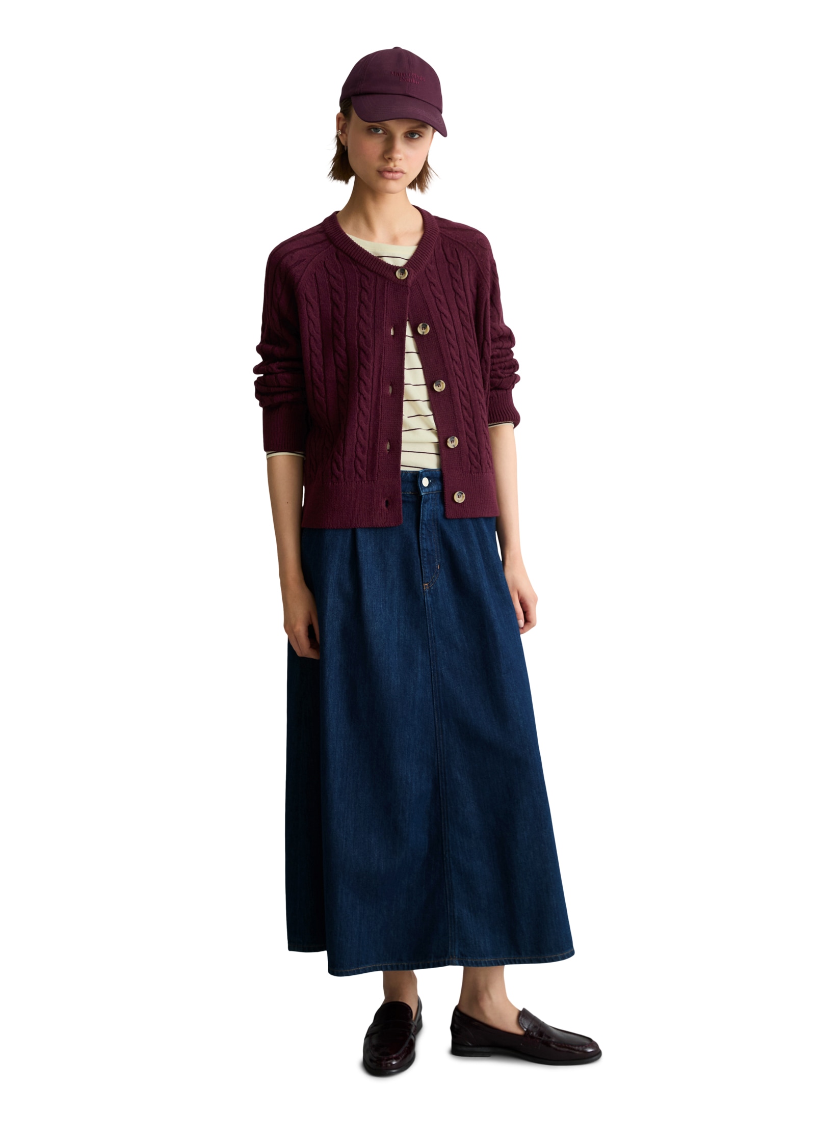 Marc O'Polo DENIM Cardigan aus Schurwoll-Mix