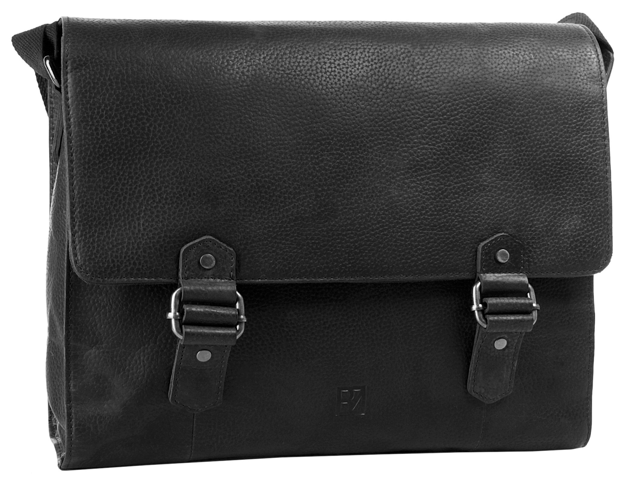 BODENSCHATZ Messenger Bag, echt Leder