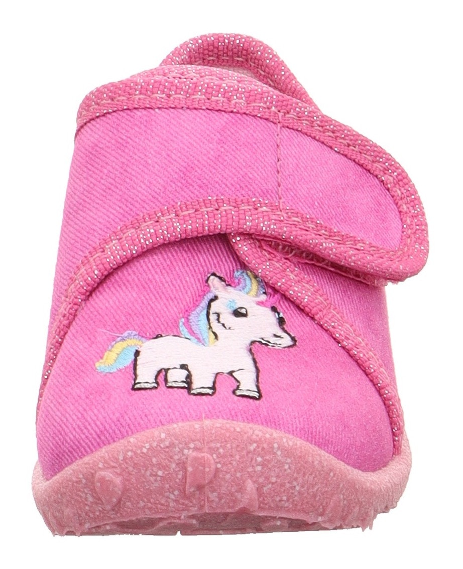 Superfit Hausschuh »SPOTTY WMS: Mittel«  Kindergartenschuh mit Klettverschluss, Größenschablone zum Download