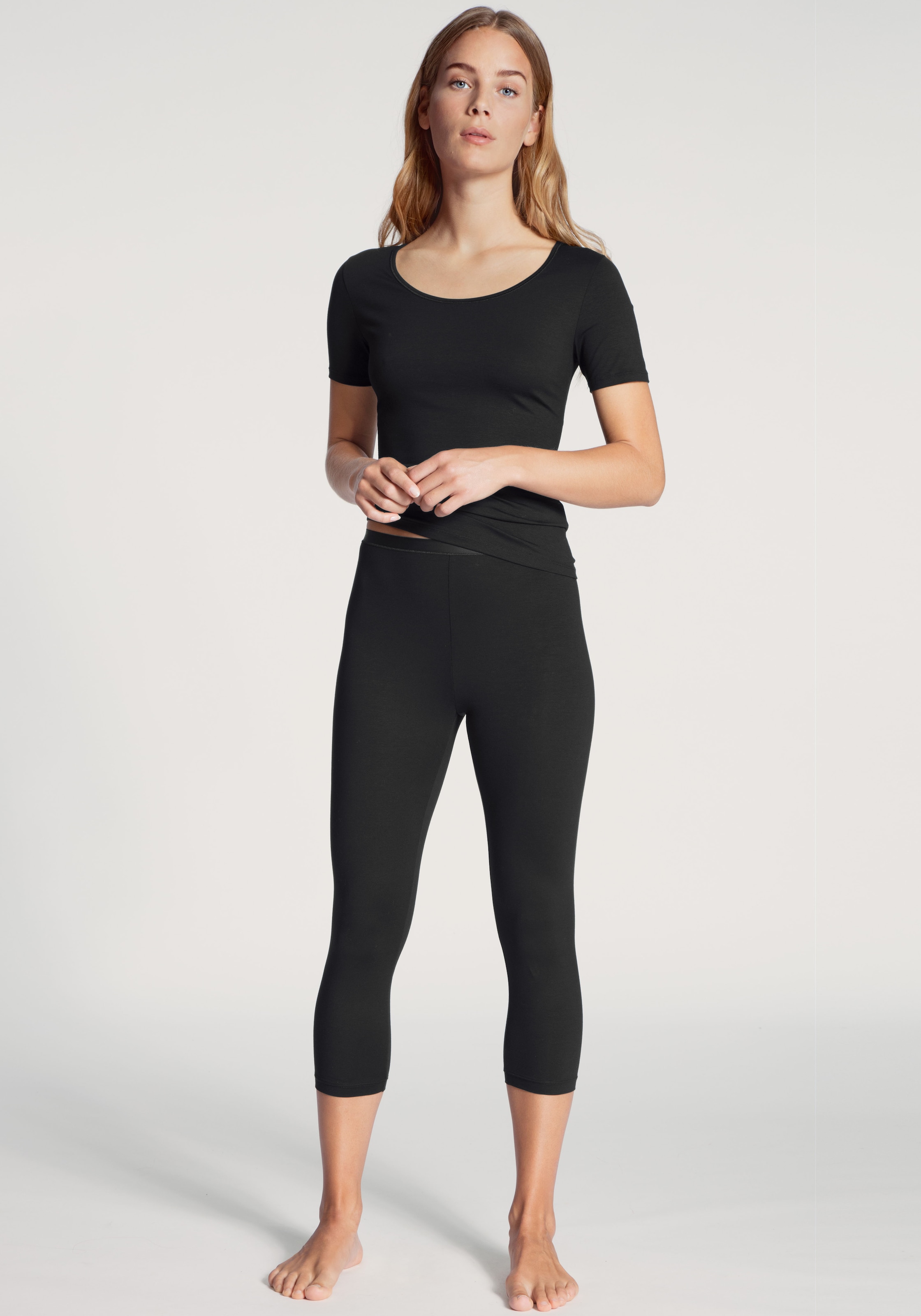 CALIDA Leggings »Natural Comfort«, mit 3/4 Schnitt