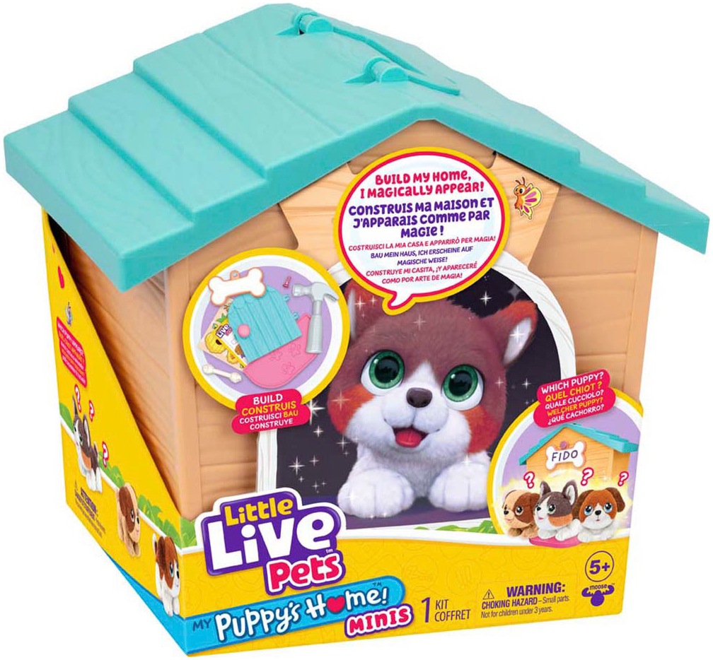 Moose Spielwelt »Little Live Pets: My Puppy's Home Mini, Orange«