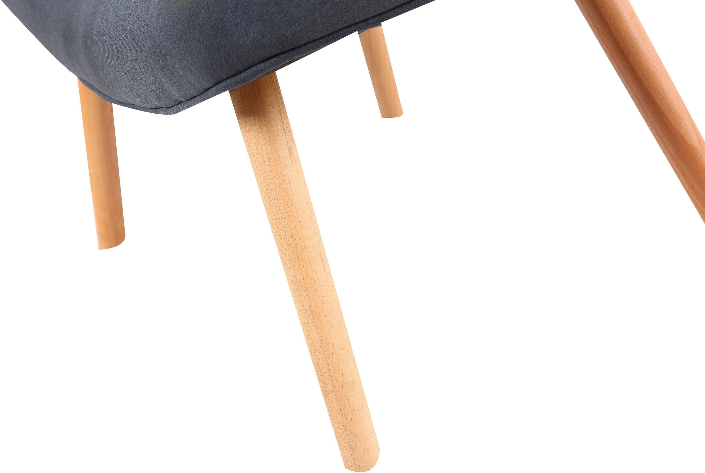 Homexperts Hocker »Aron«, (1 St.), Hocker mit Knopfsteppung