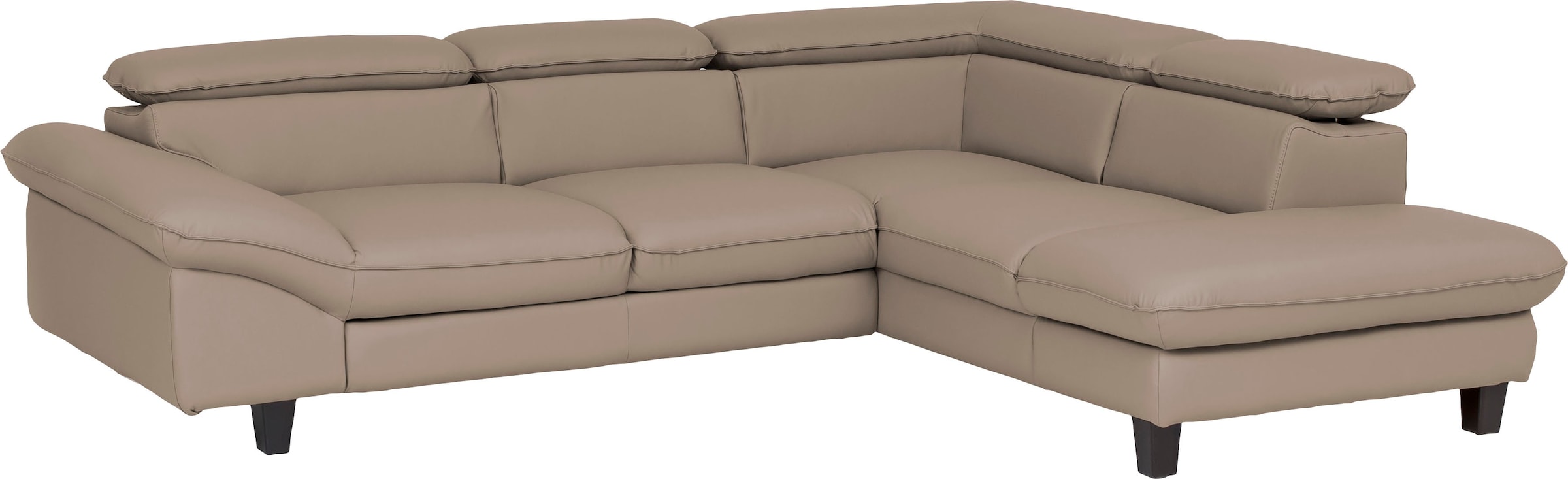 Home affaire Ecksofa »Pilot L-Form«, mit Kopfteilverstellung, wahlweise mit Bettfunktion & Bettkasten