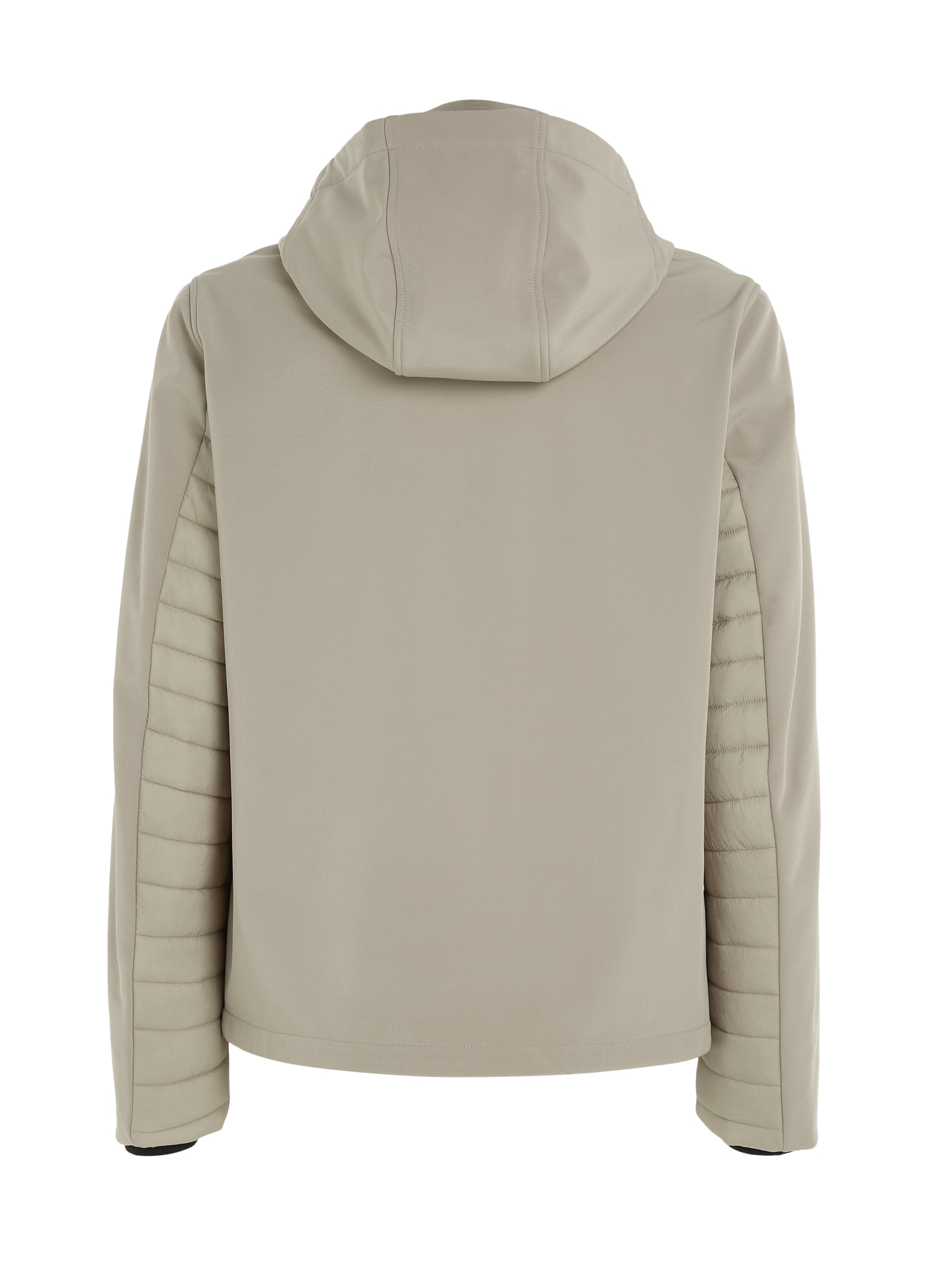 Calvin Klein Outdoorjacke »QUILTED MIX MEDIA JACKET HOOD«, mit Kapuze