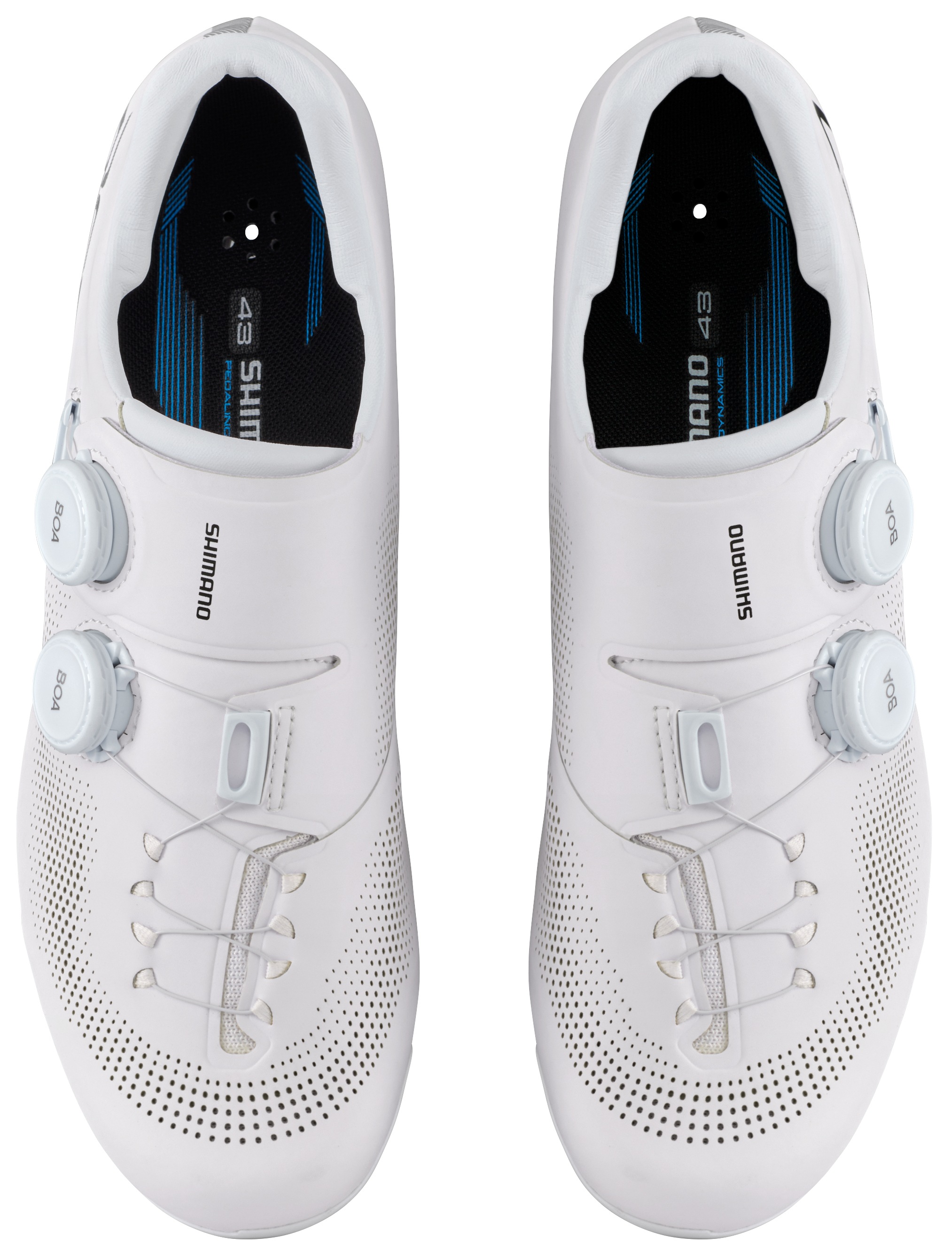 Shimano Fahrradschuh »Rennrad - Fahrradschuhe SH-RC703 WIDE, weiß«