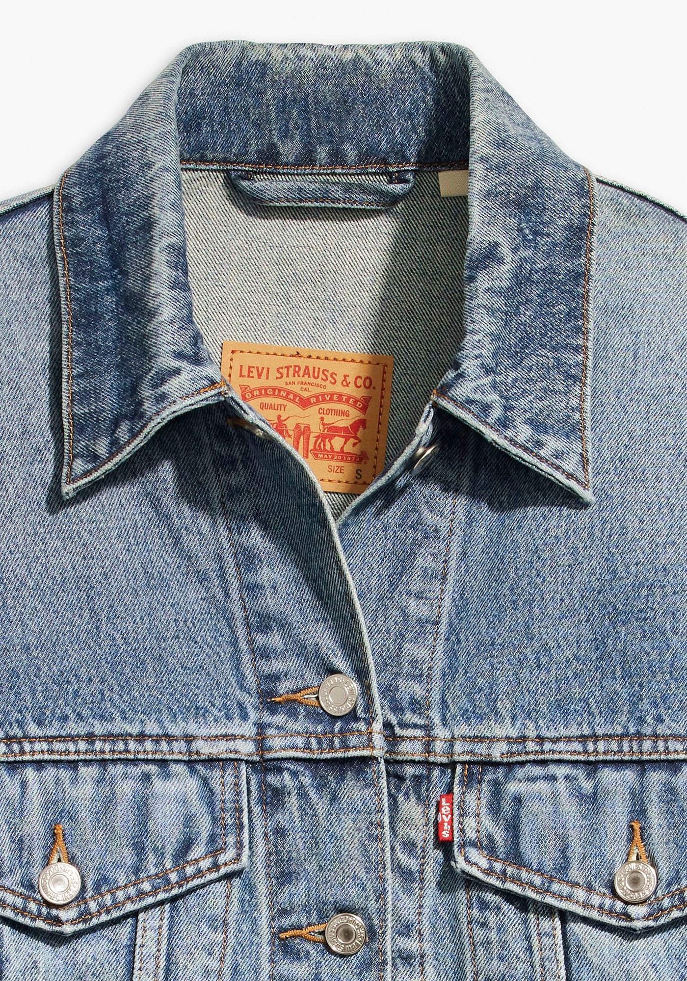Levi's® Jeansjacke »90S TRUCKER« mit Umlegekragen