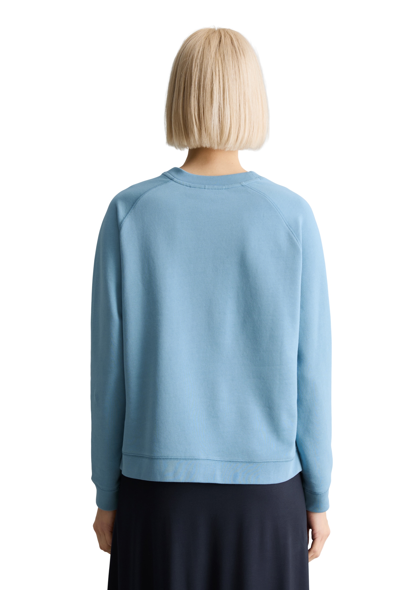 Marc O'Polo DENIM Sweatshirt , relaxed fit, aus Organic Cotton, mit Schlitzen an der Seitennaht
