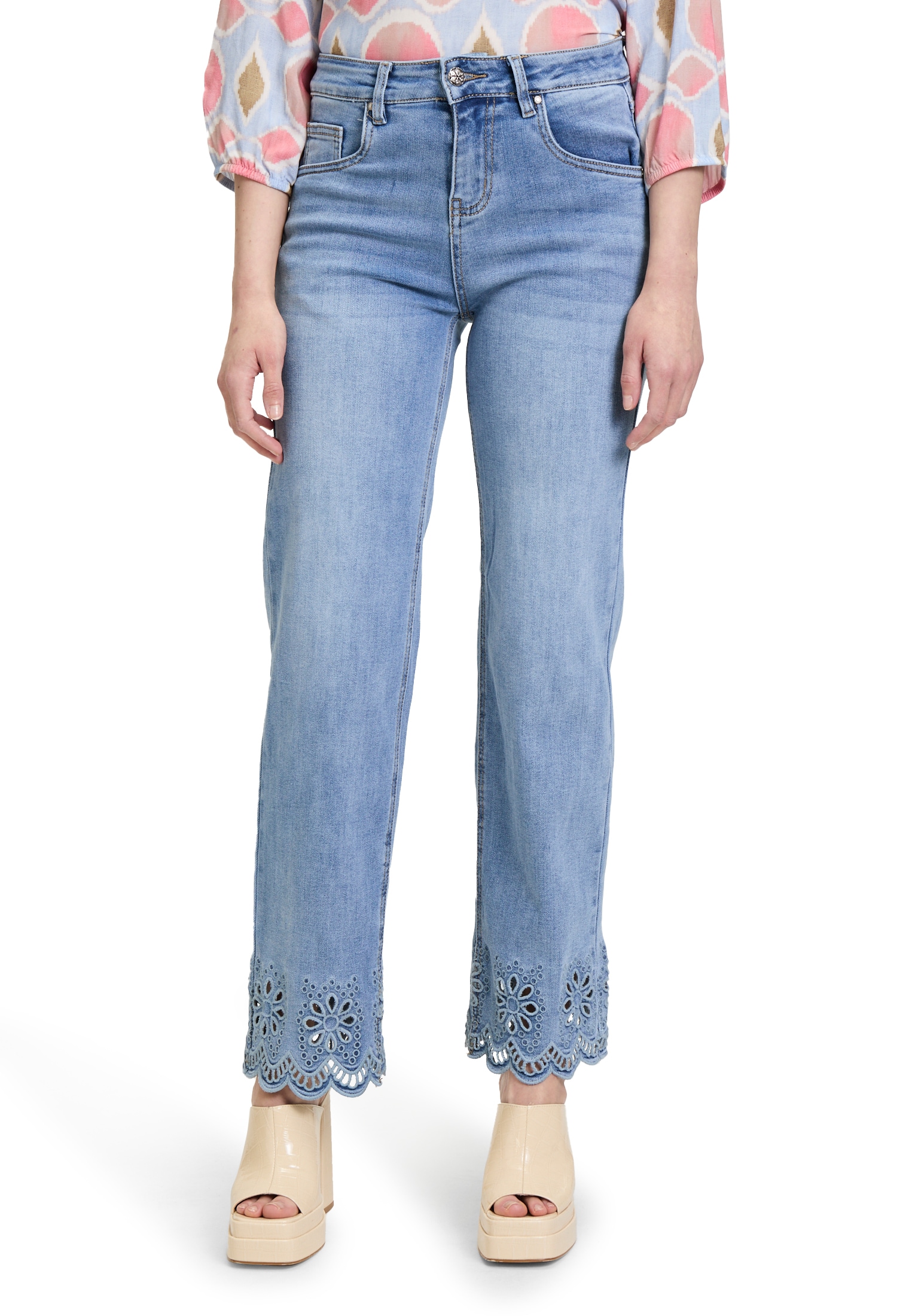 Cartoon Stretch-Hose »Stretch-Jeans mit Stickerei«