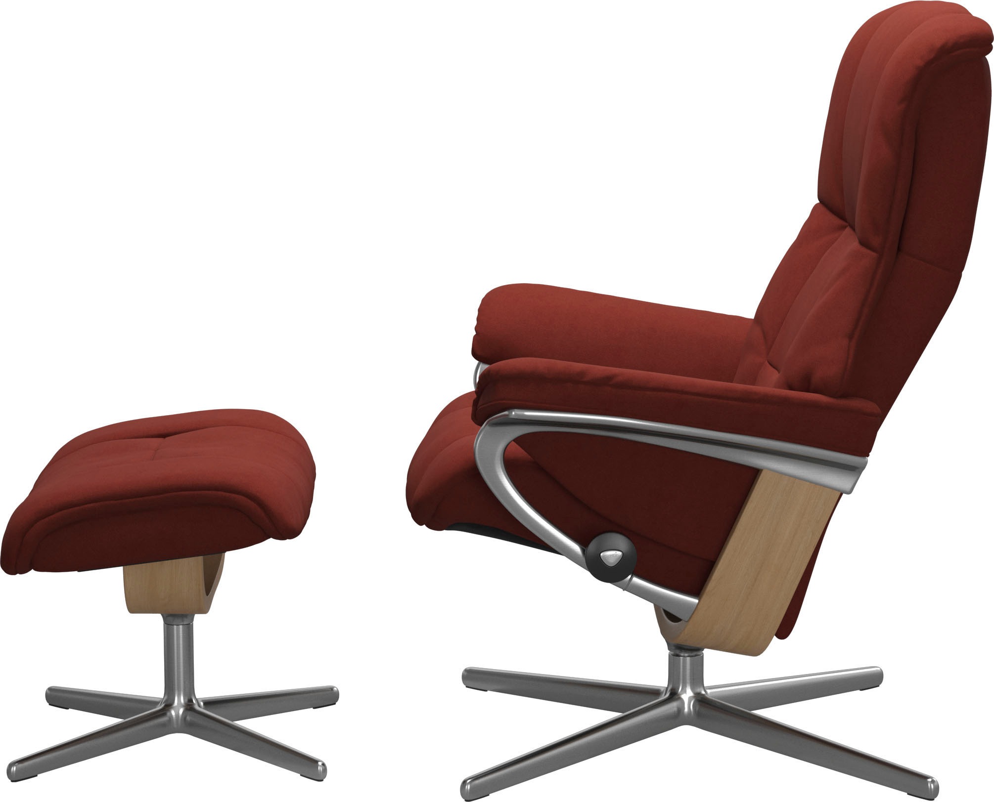 Stressless® Fußhocker »Mayfair« mit Cross Base, Größe S, M & L, Holzakzent Eiche