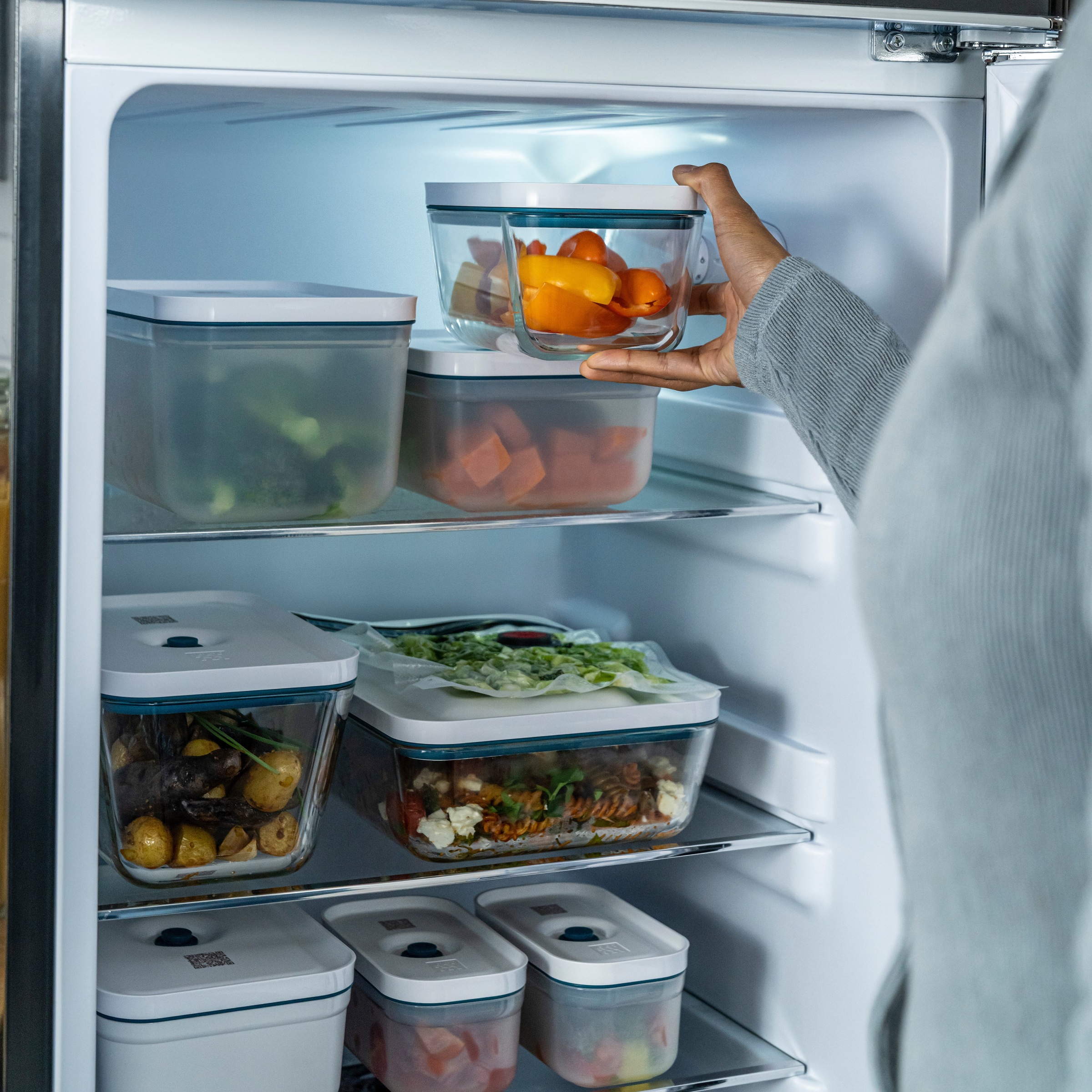 Zwilling Vakuumbehälter »Fresh & Safe«, (1 tlg.), Spülmaschinen-/mikrowellengeeignet; ofengeeignet, weniger Gefrierbrand