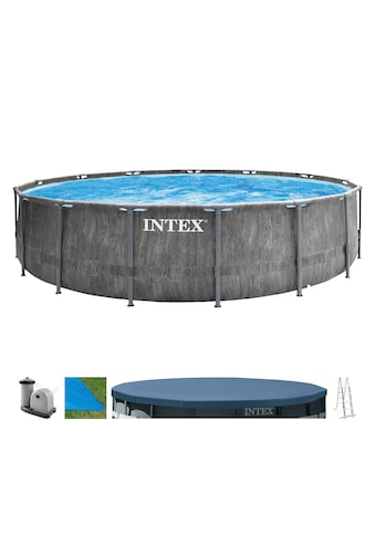Intex Pool »PrismFrame Greywood«, (Set), ØxH: 549x122 cm kaufen