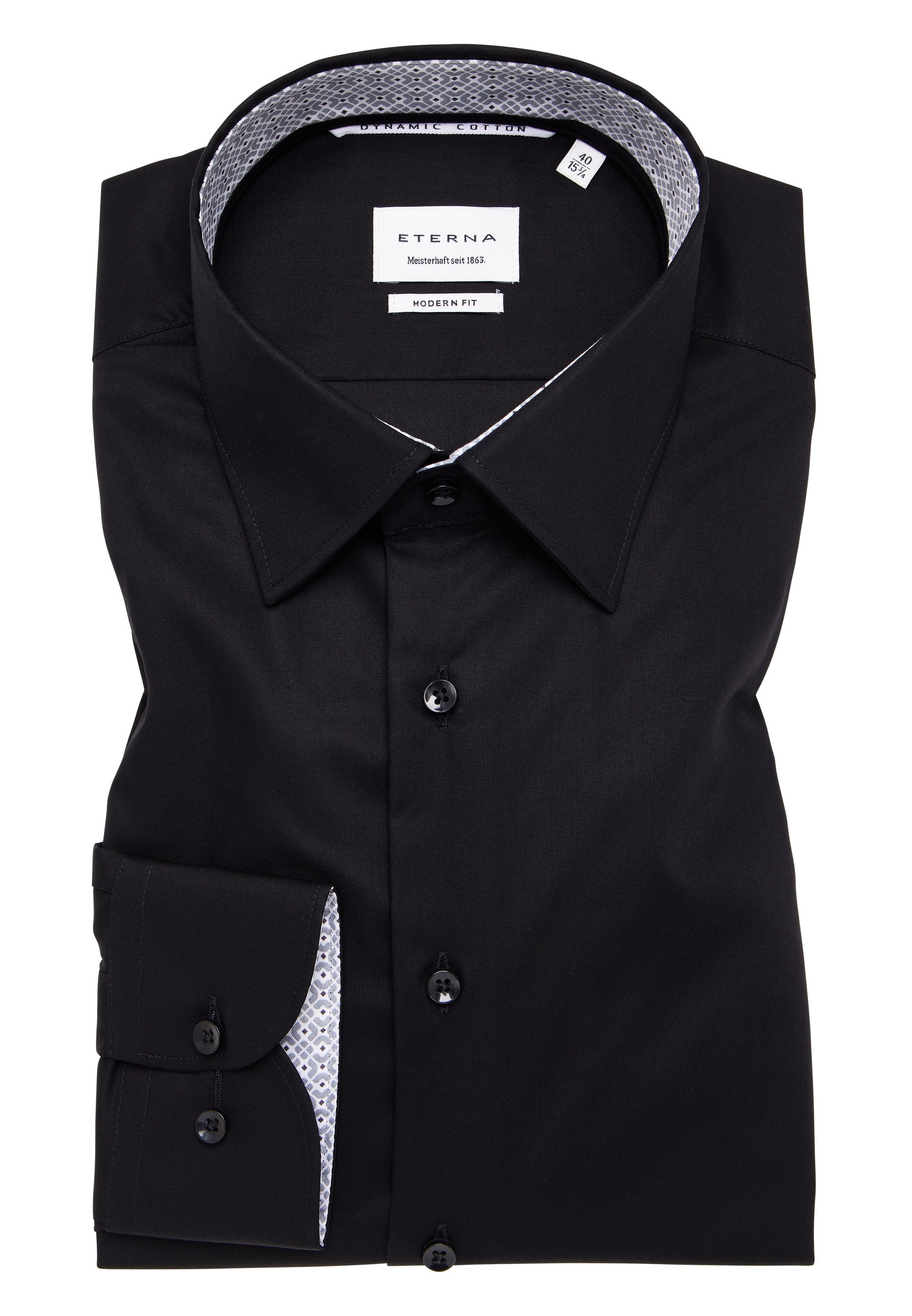 Eterna Langarmhemd »MODERN FIT« NON IRON (bügelfrei)