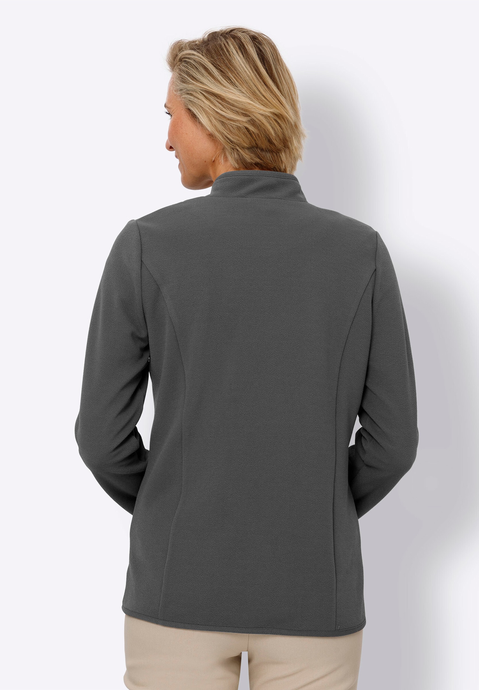 Sieh an! Jerseyblazer »Jersey-Blazer Jerseyblazer mit Stehkragen«