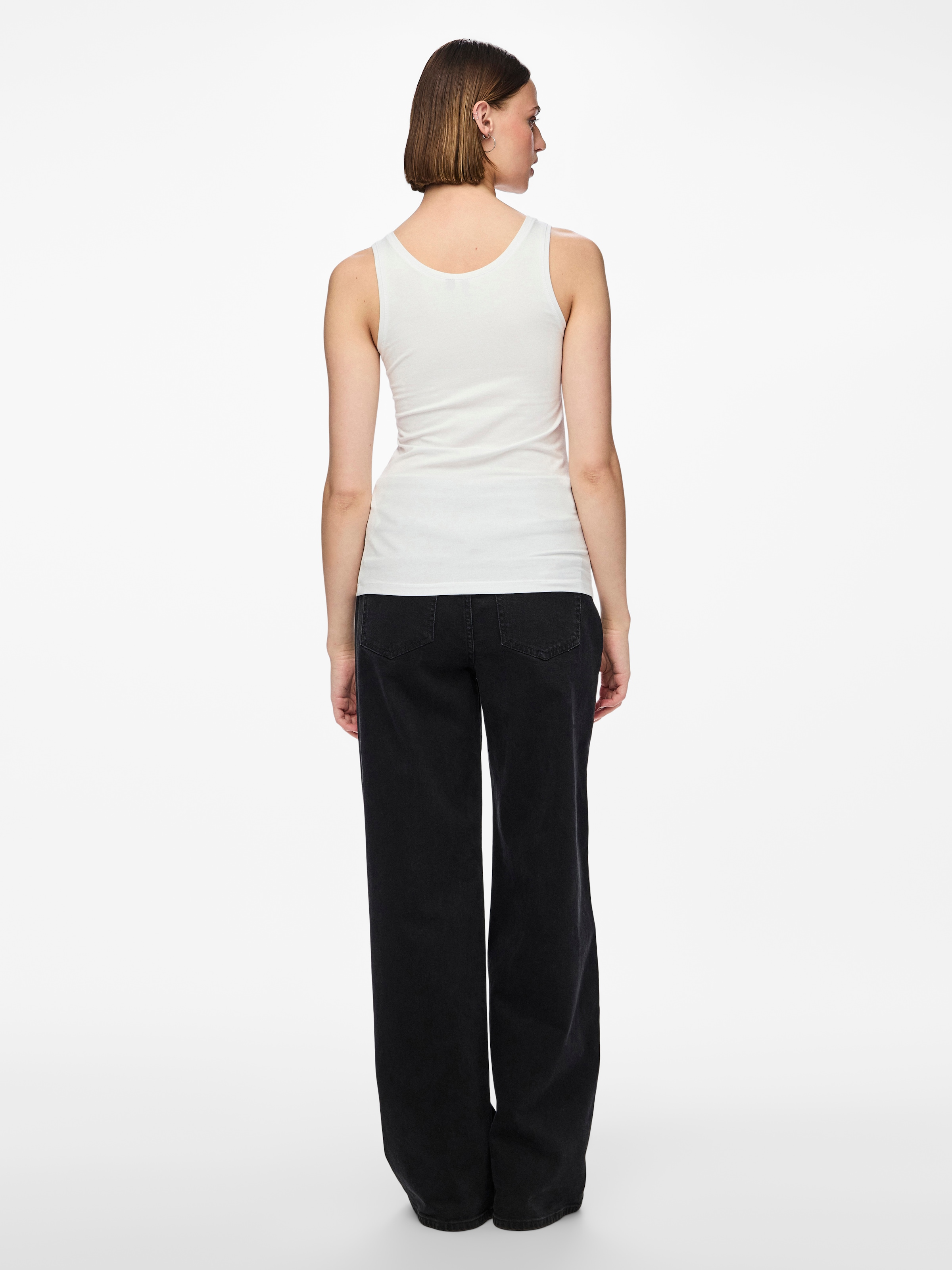 pieces Tanktop »PCSIRENE TANK TOP JRS NOOS« Baumwollmischung, slim fit